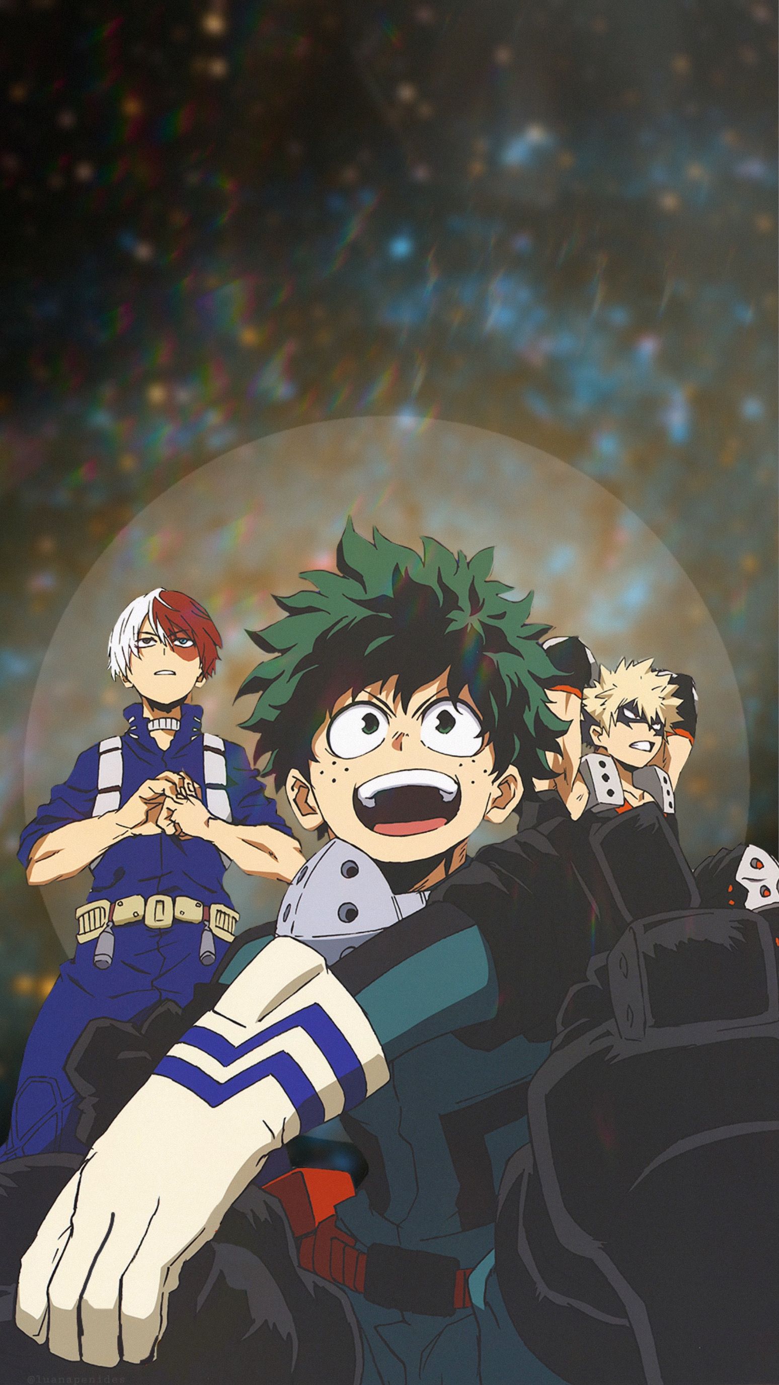 My Hero Academia Deku X Bakugou X Todoroki Wallpapers