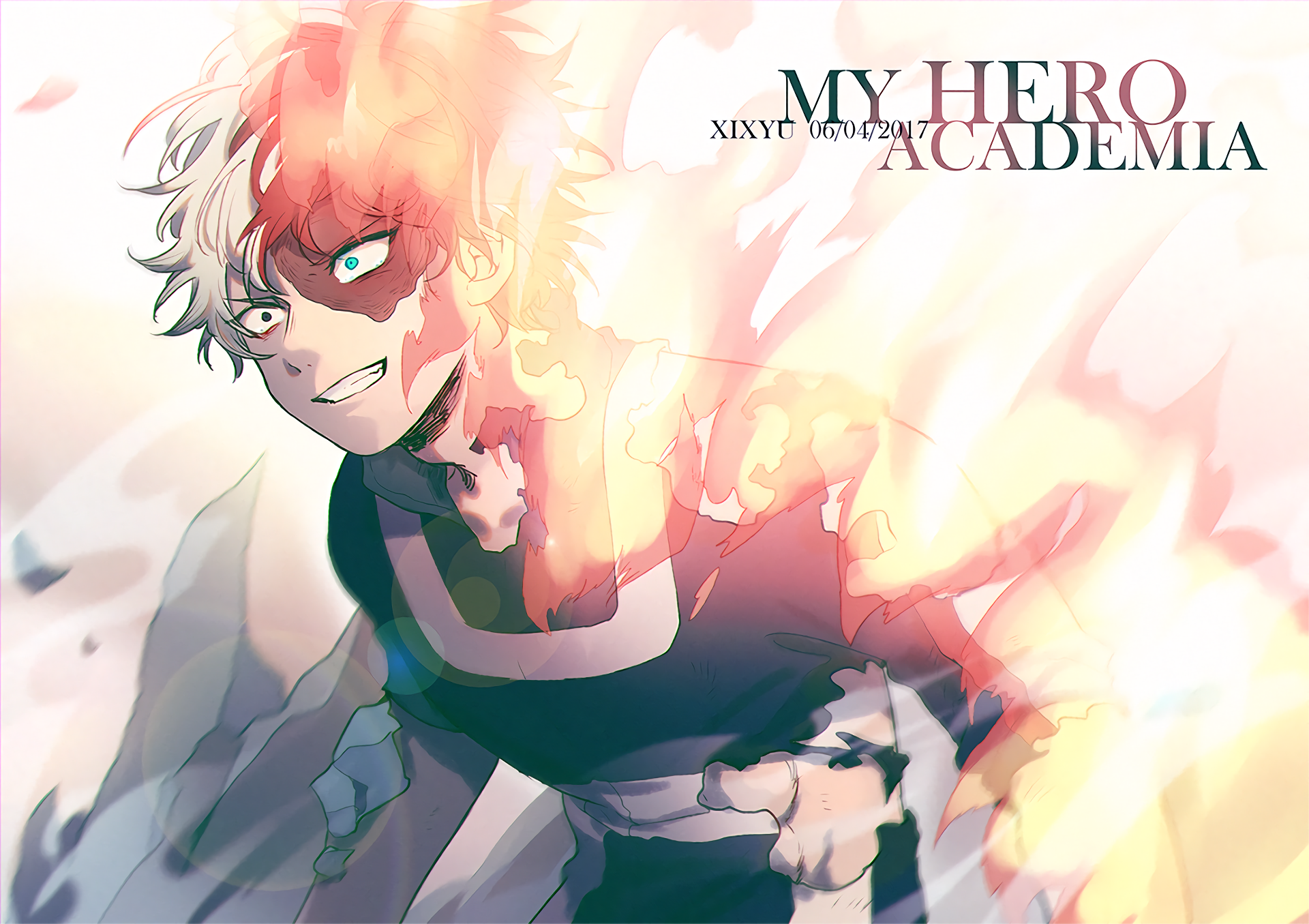 My Hero Academia Deku X Bakugou X Todoroki Wallpapers