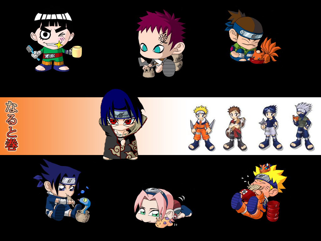 Naruto And Gaara Chibi Wallpapers