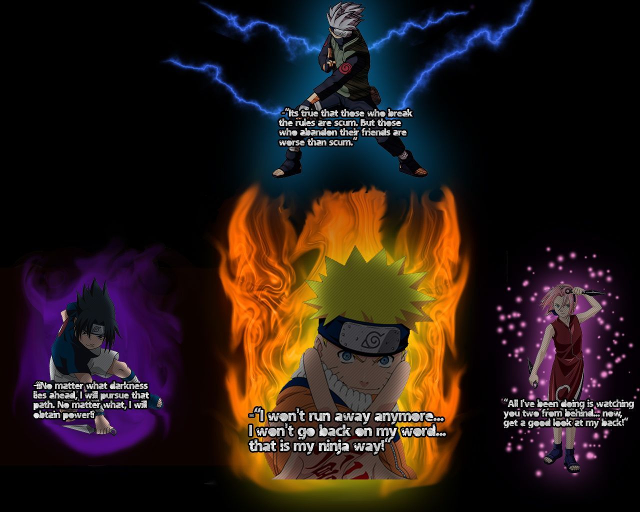 Naruto Emotional Quotes Wallpapers