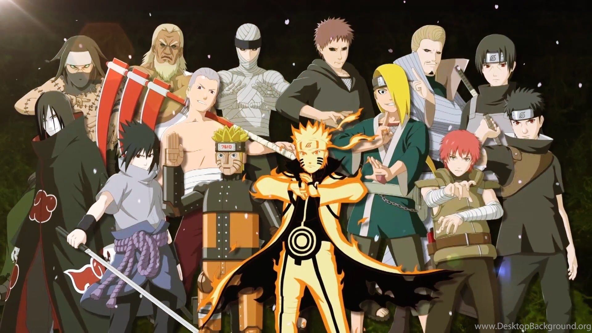 Naruto Shippuden Characters Wallpapers