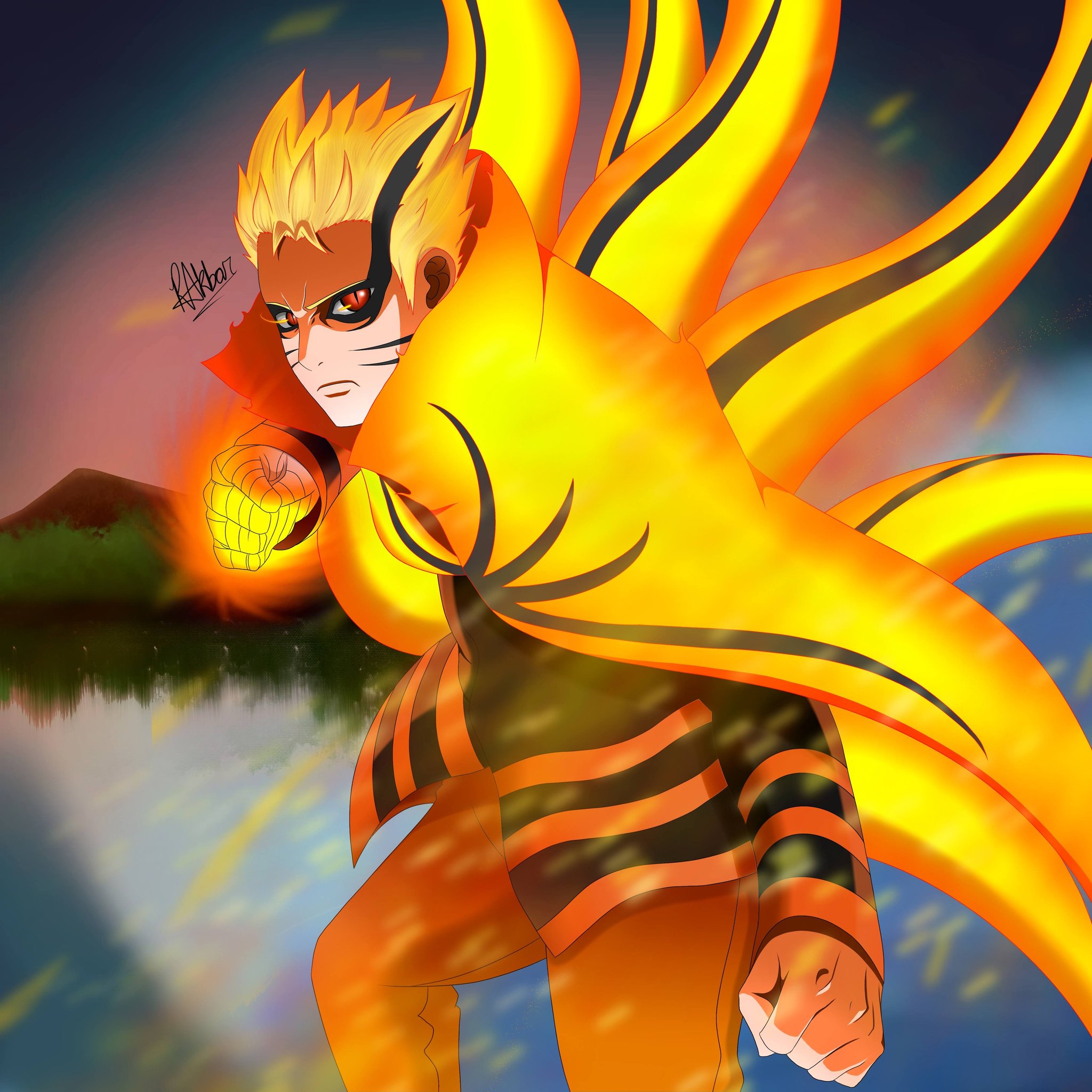 Naruto Uzumaki Digital Art 2020 Wallpapers