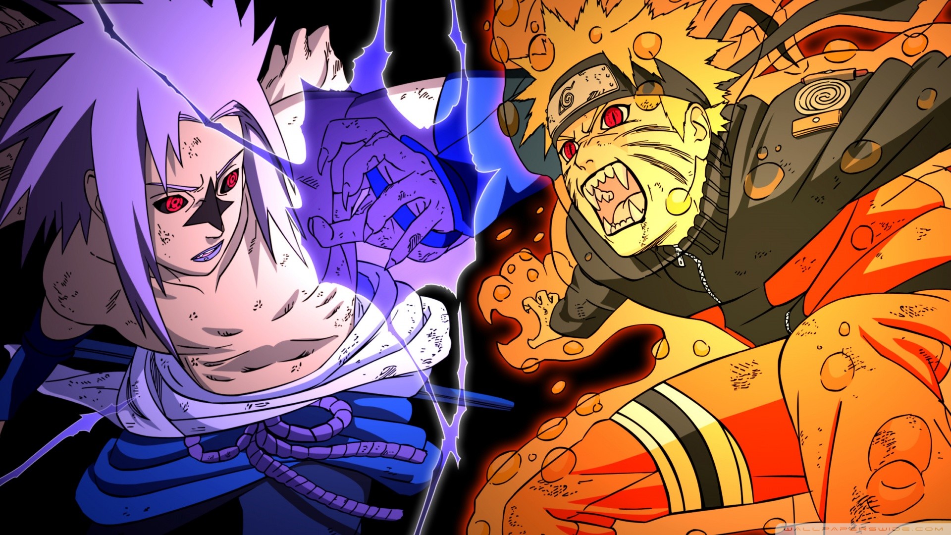 Naruto Vs Sasuke Wallpapers