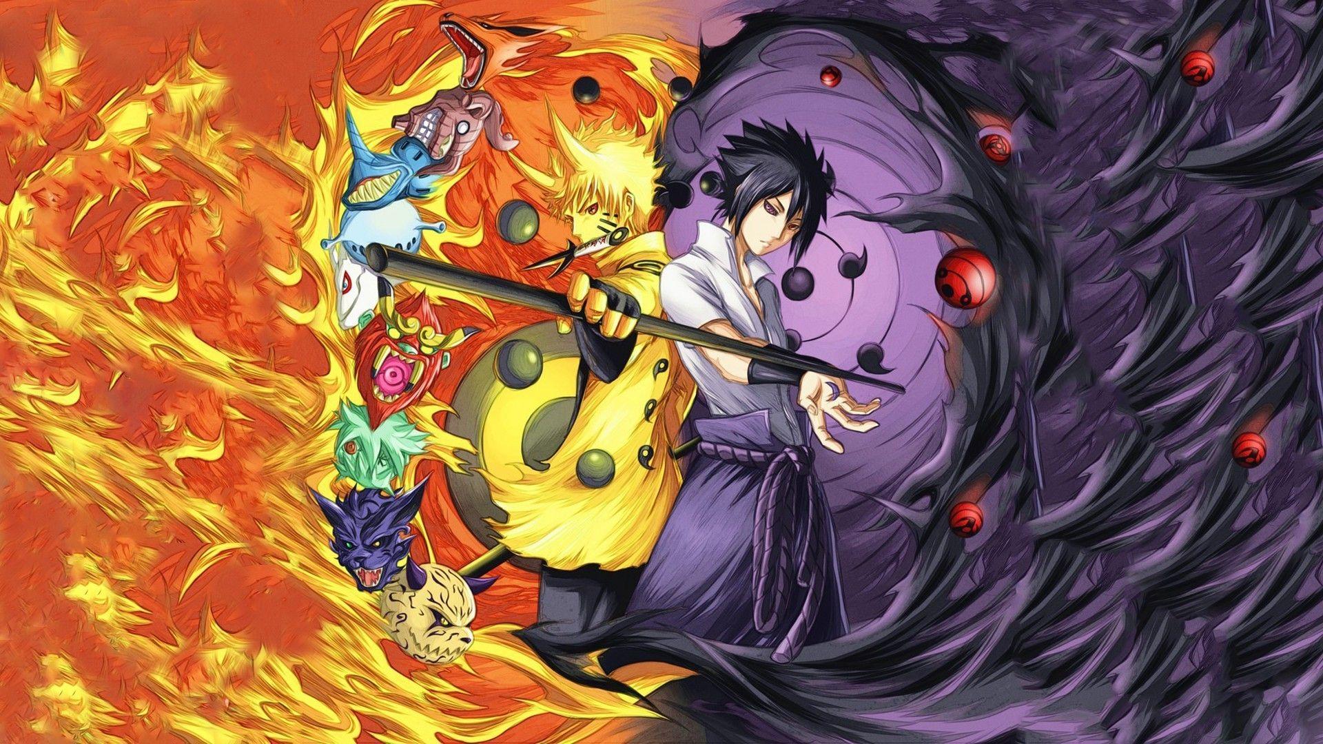 Naruto Vs Sasuke Wallpapers