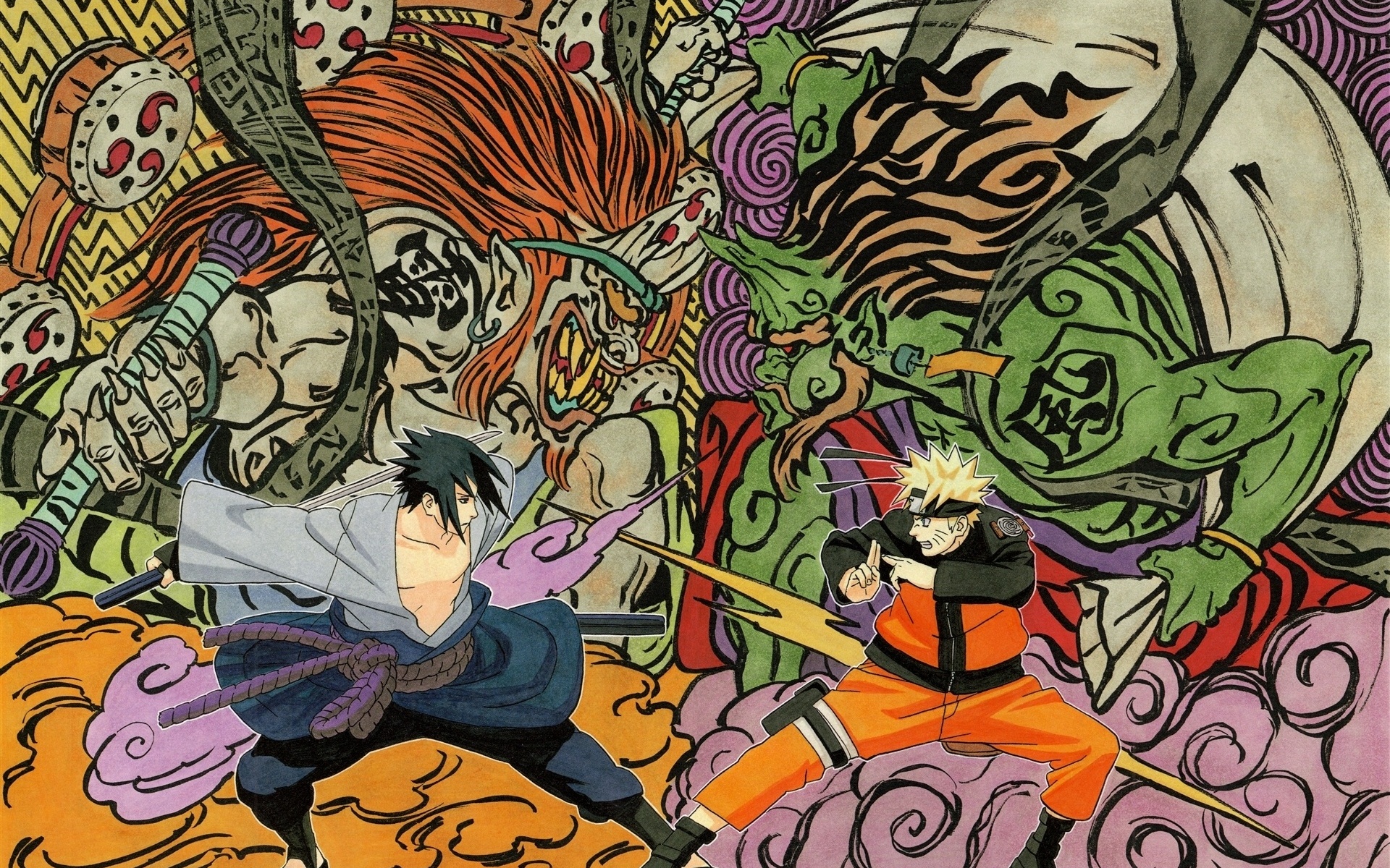 Naruto Vs Sasuke Wallpapers