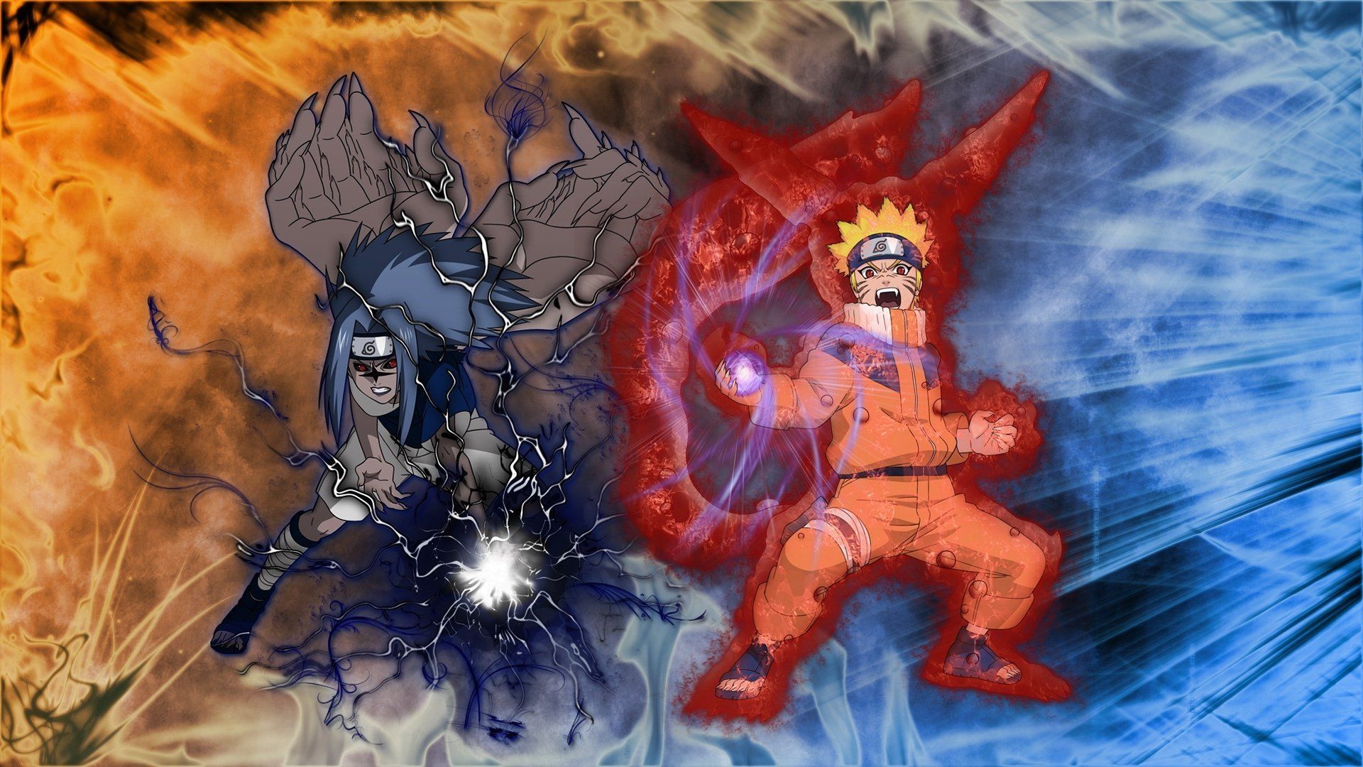 Naruto Vs Sasuke Wallpapers