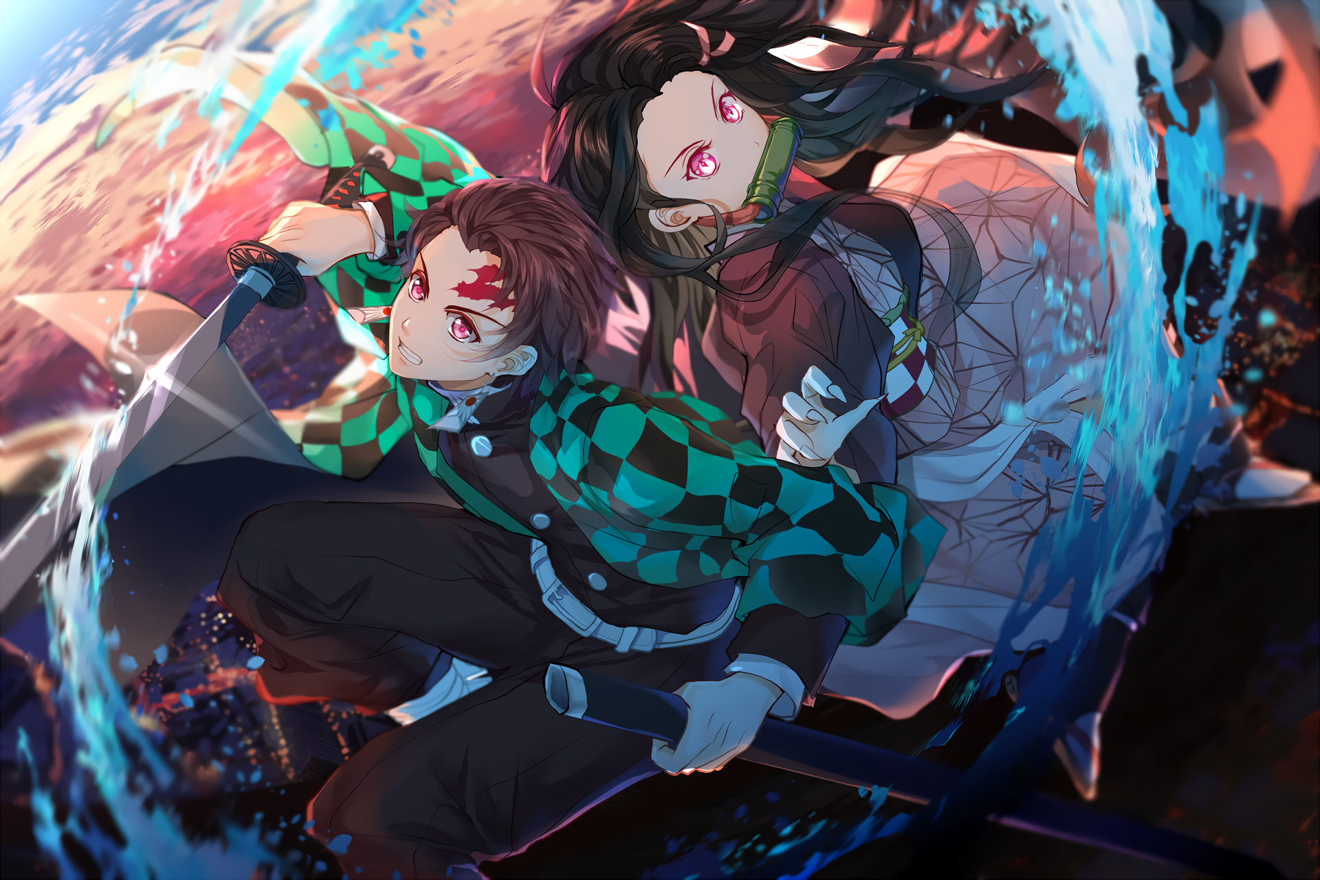 Nezuko Kamado And Tanjirou Kamado Wallpapers