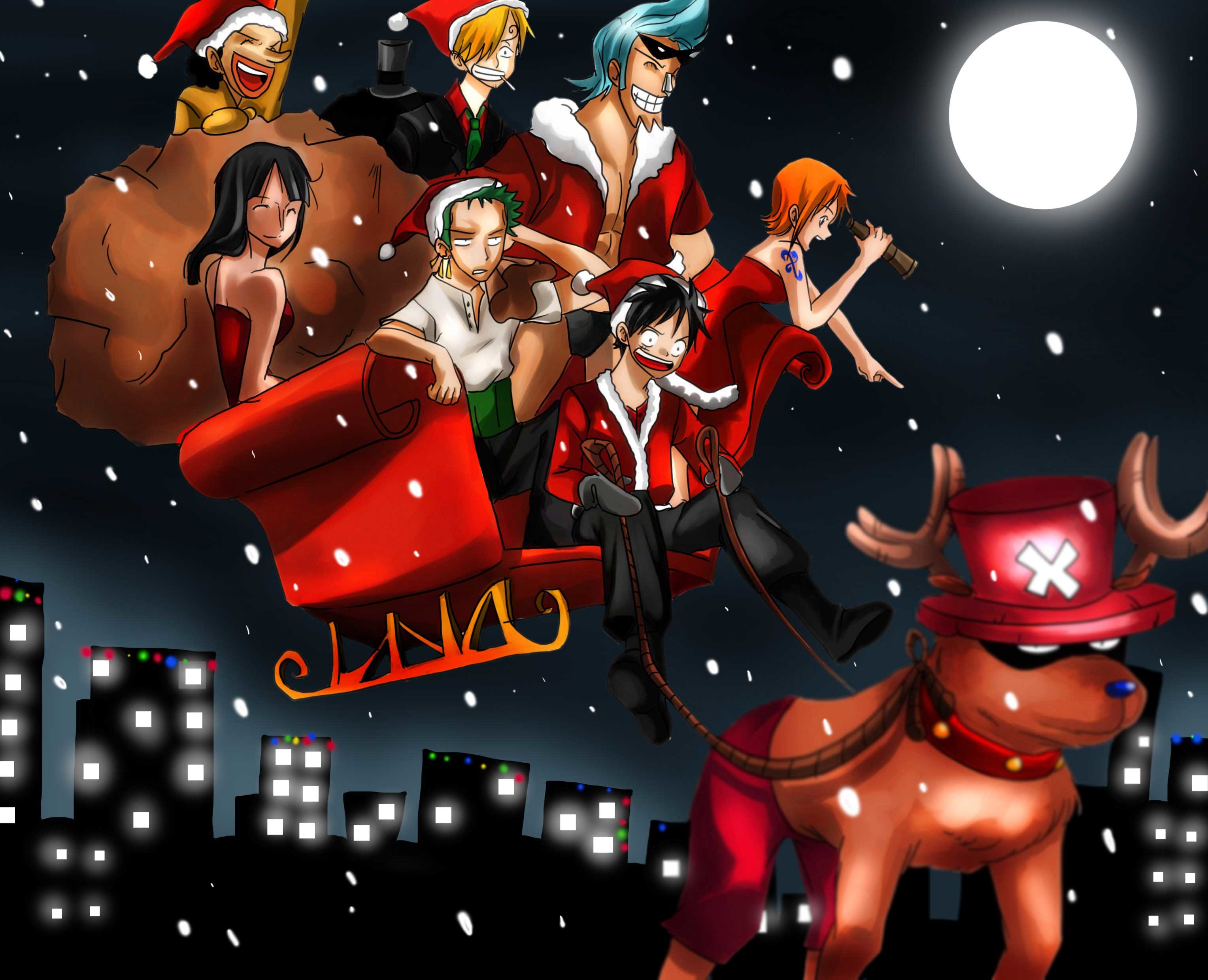 One Piece Christmas Wallpapers