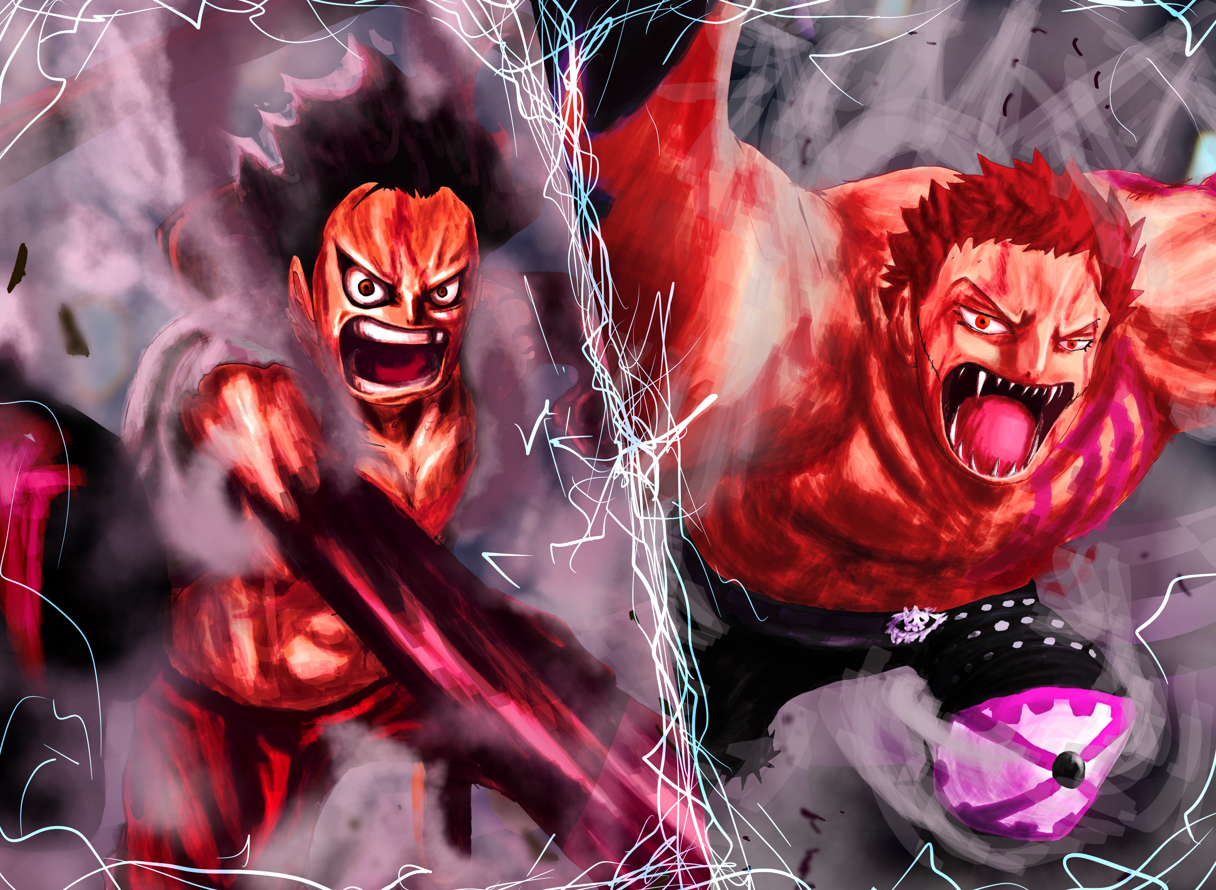 One Piece Luffy Vs Katakuri Wallpapers