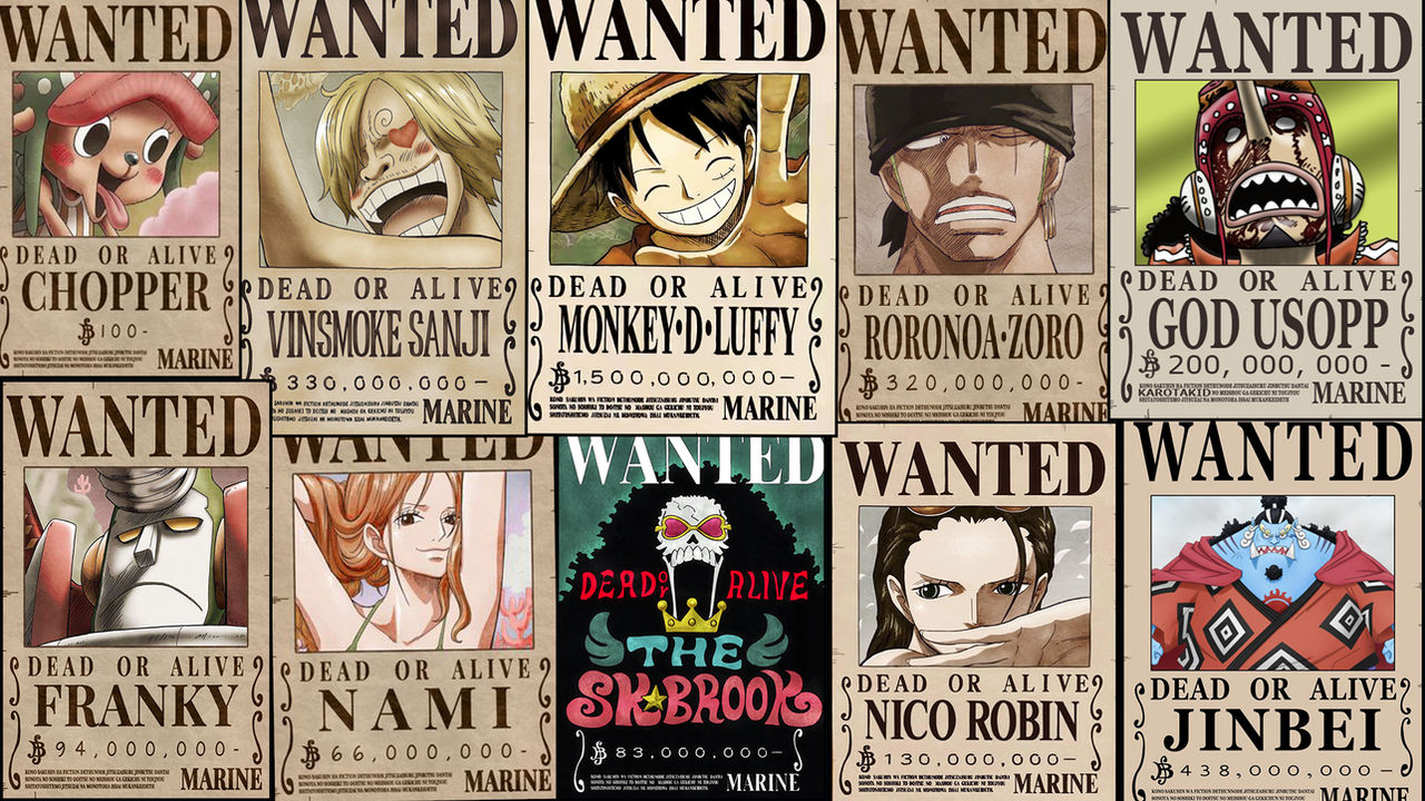 One Piece Wanted Poster Wallpapers