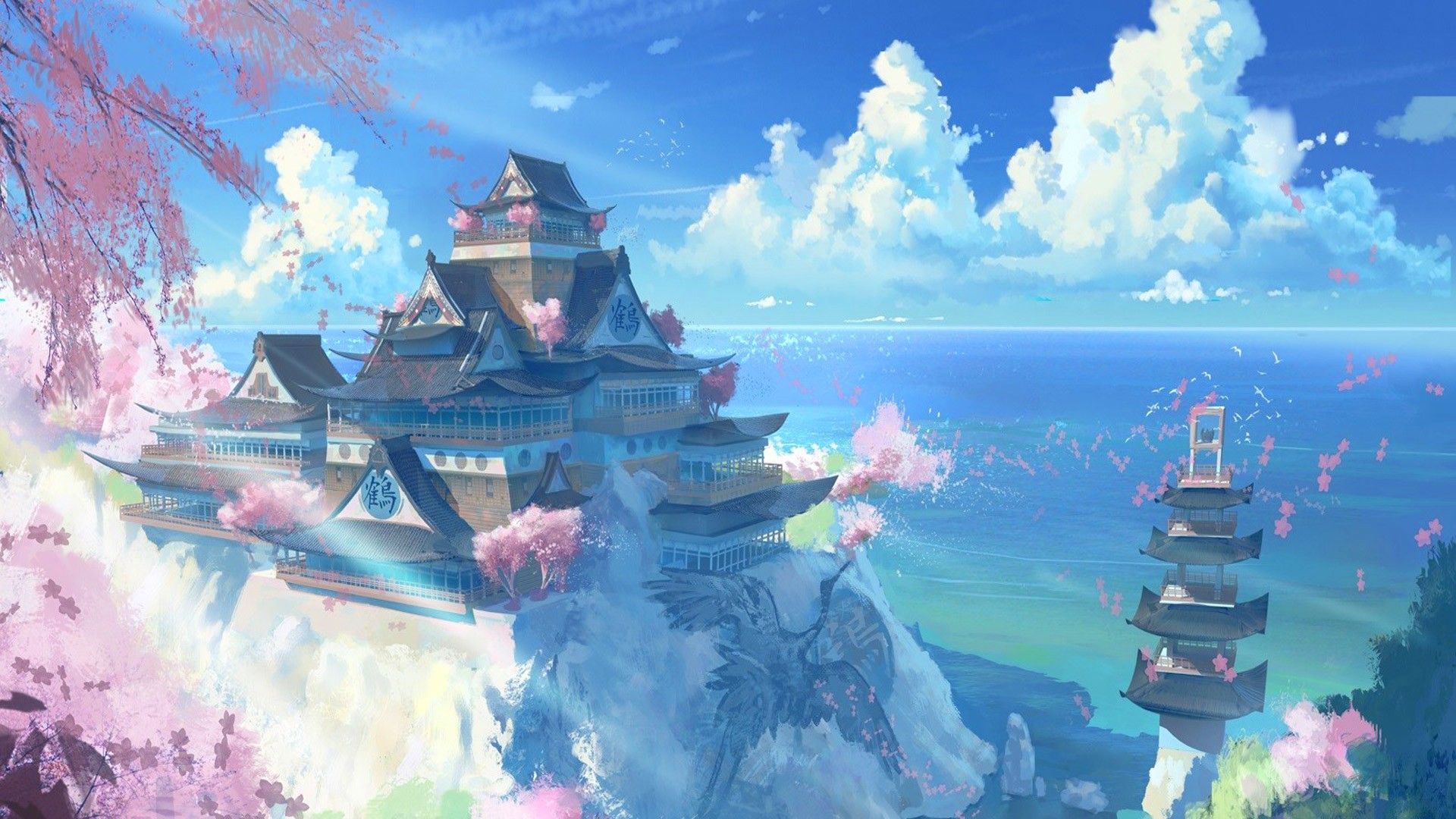 Original Anime Temple Wallpapers