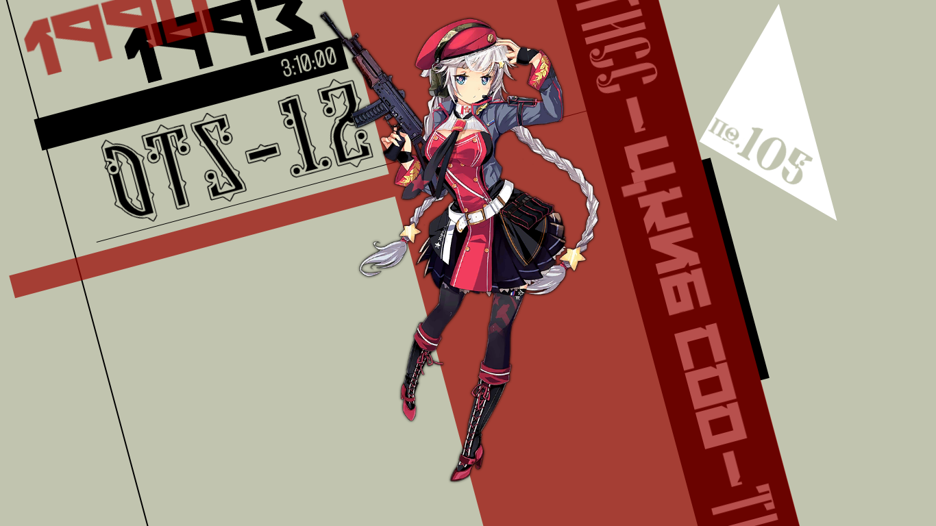 Ots-12 Girls Frontline Art Wallpapers