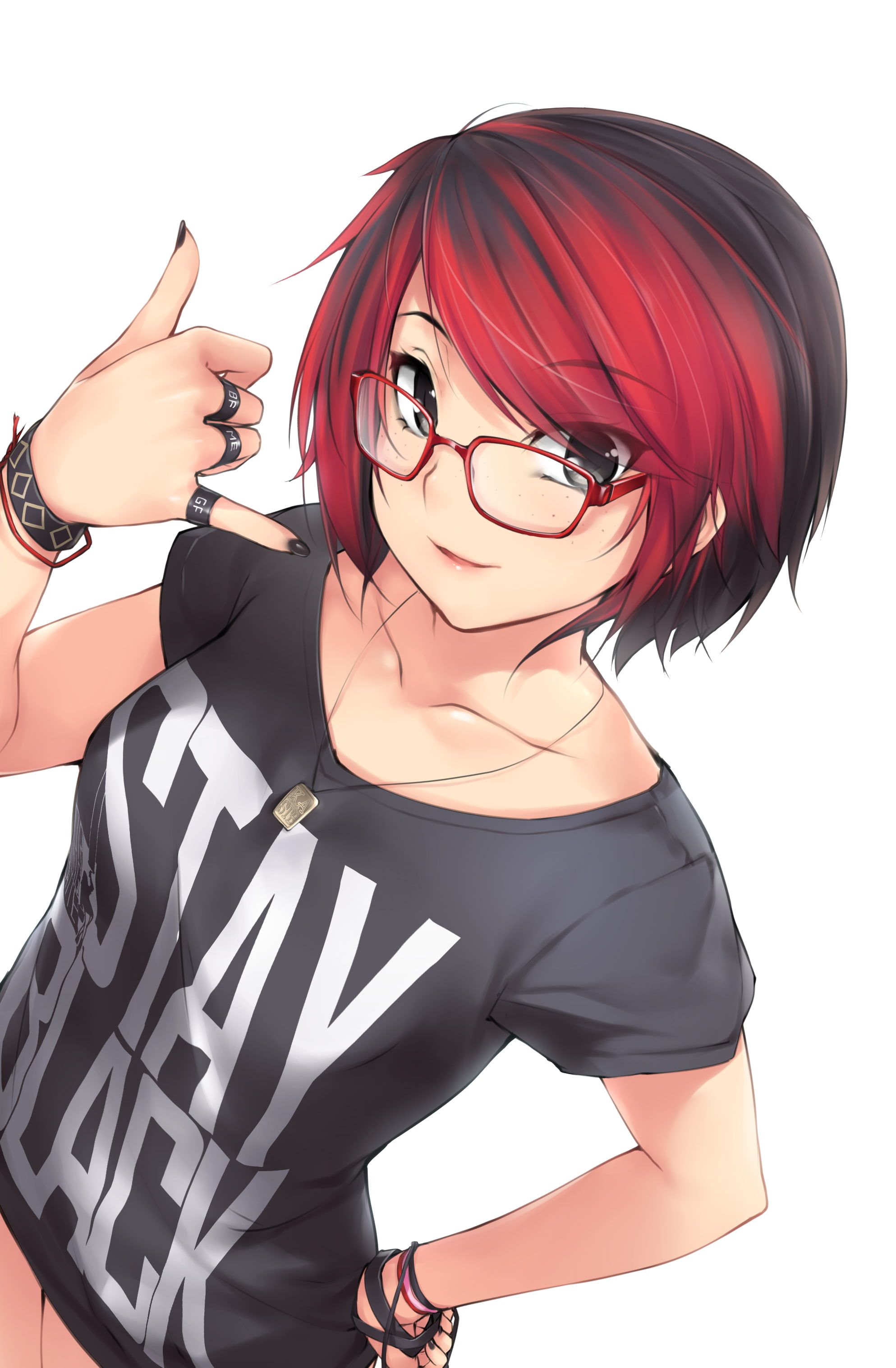 Red Hair Anime Girl Wallpapers