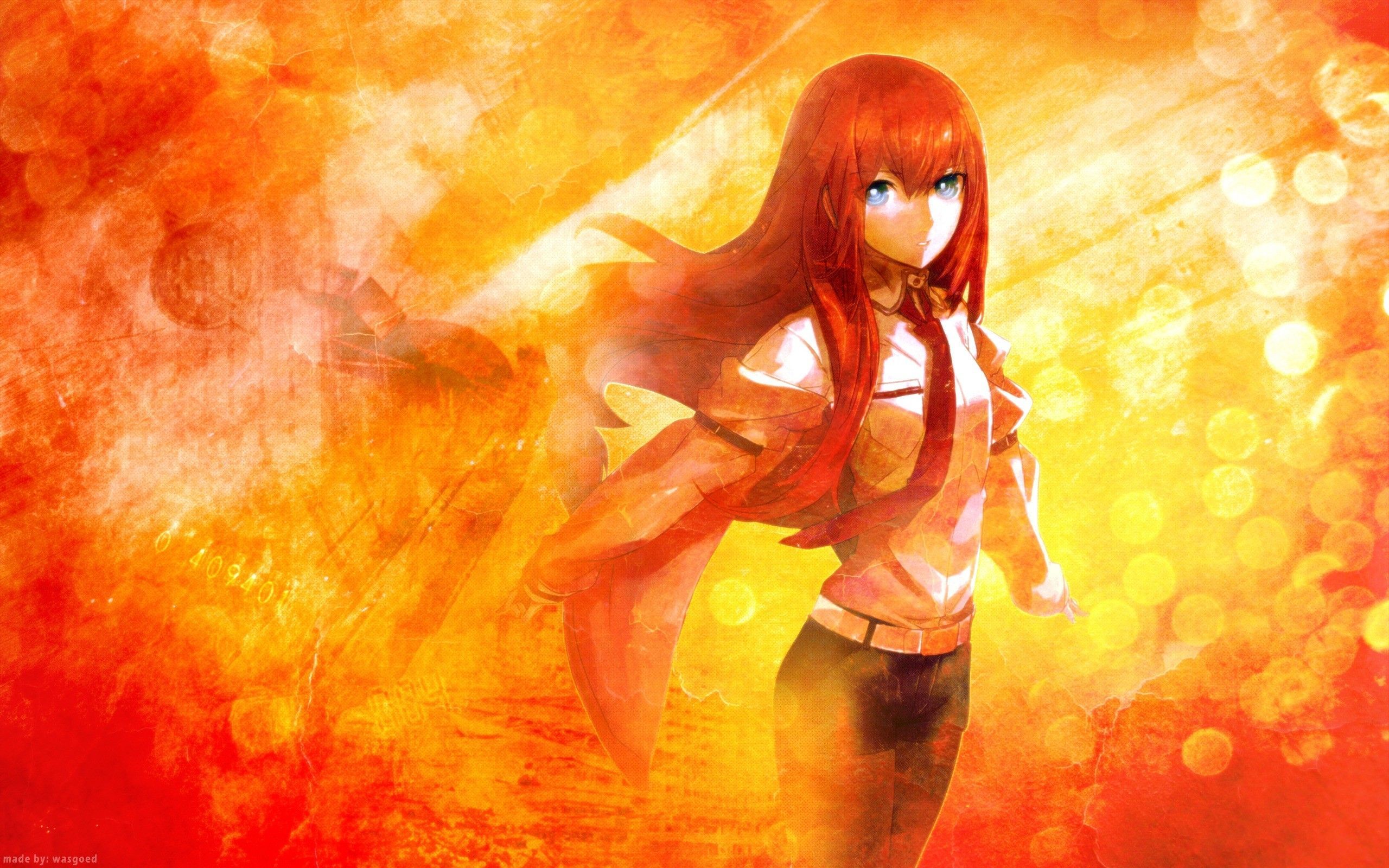 Red Hair Anime Girl Wallpapers