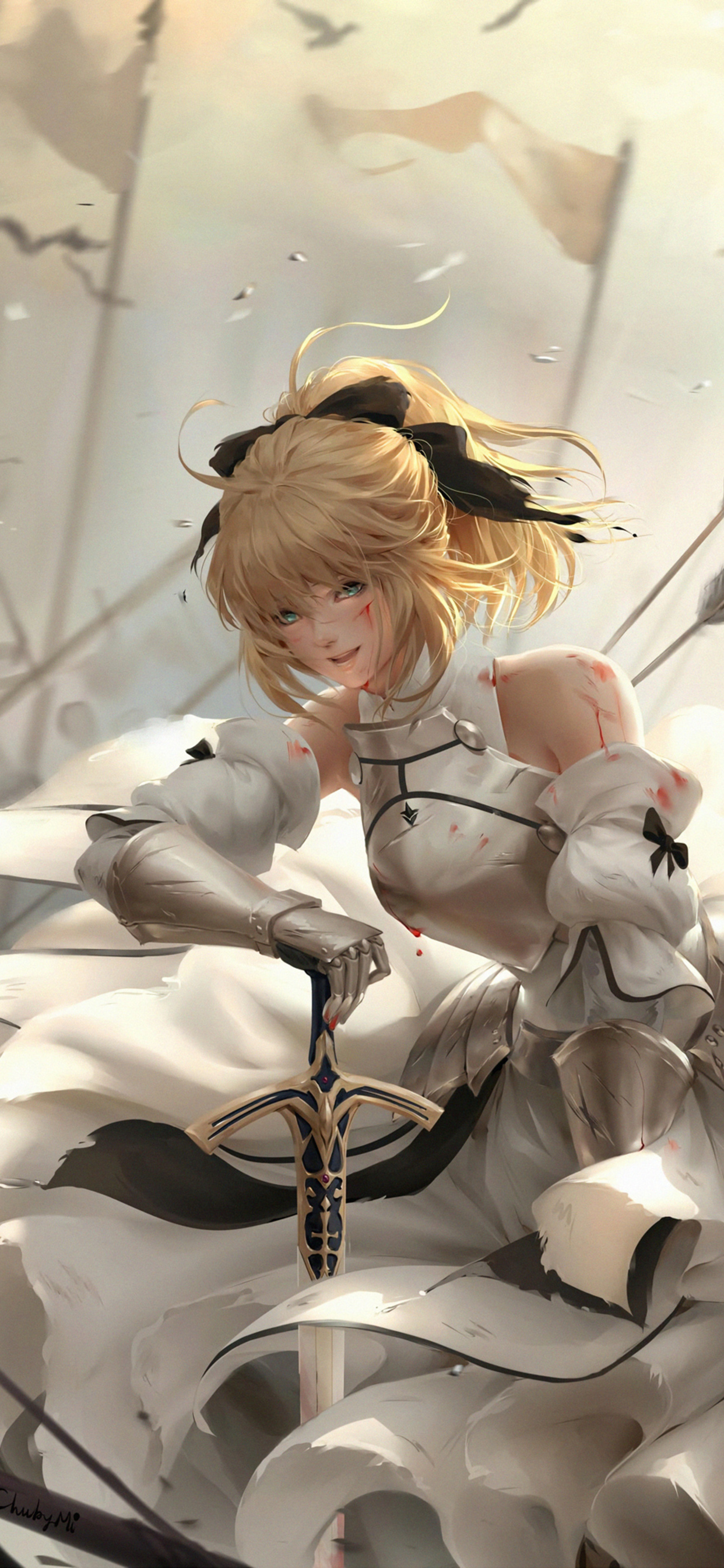 Saber Lily 4K Wallpapers