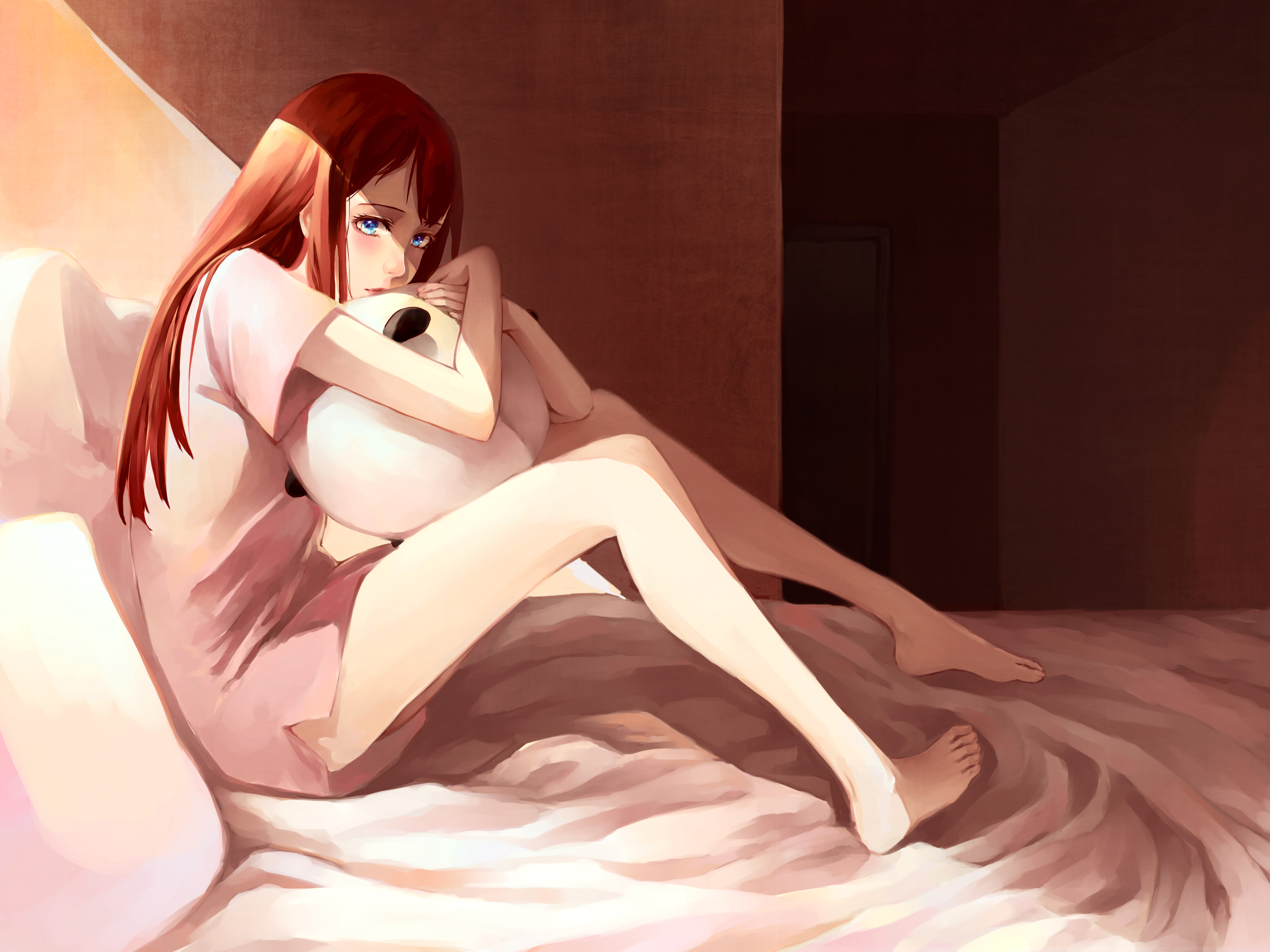 Sad Makise Kurisu Wallpapers