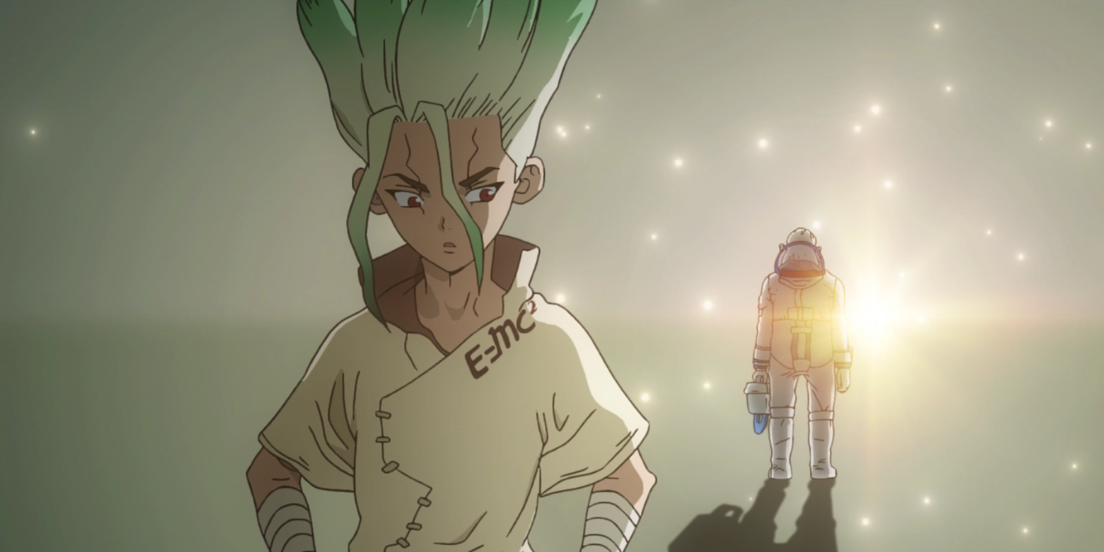 Senku Ishigami In Space Dr. Stone Wallpapers