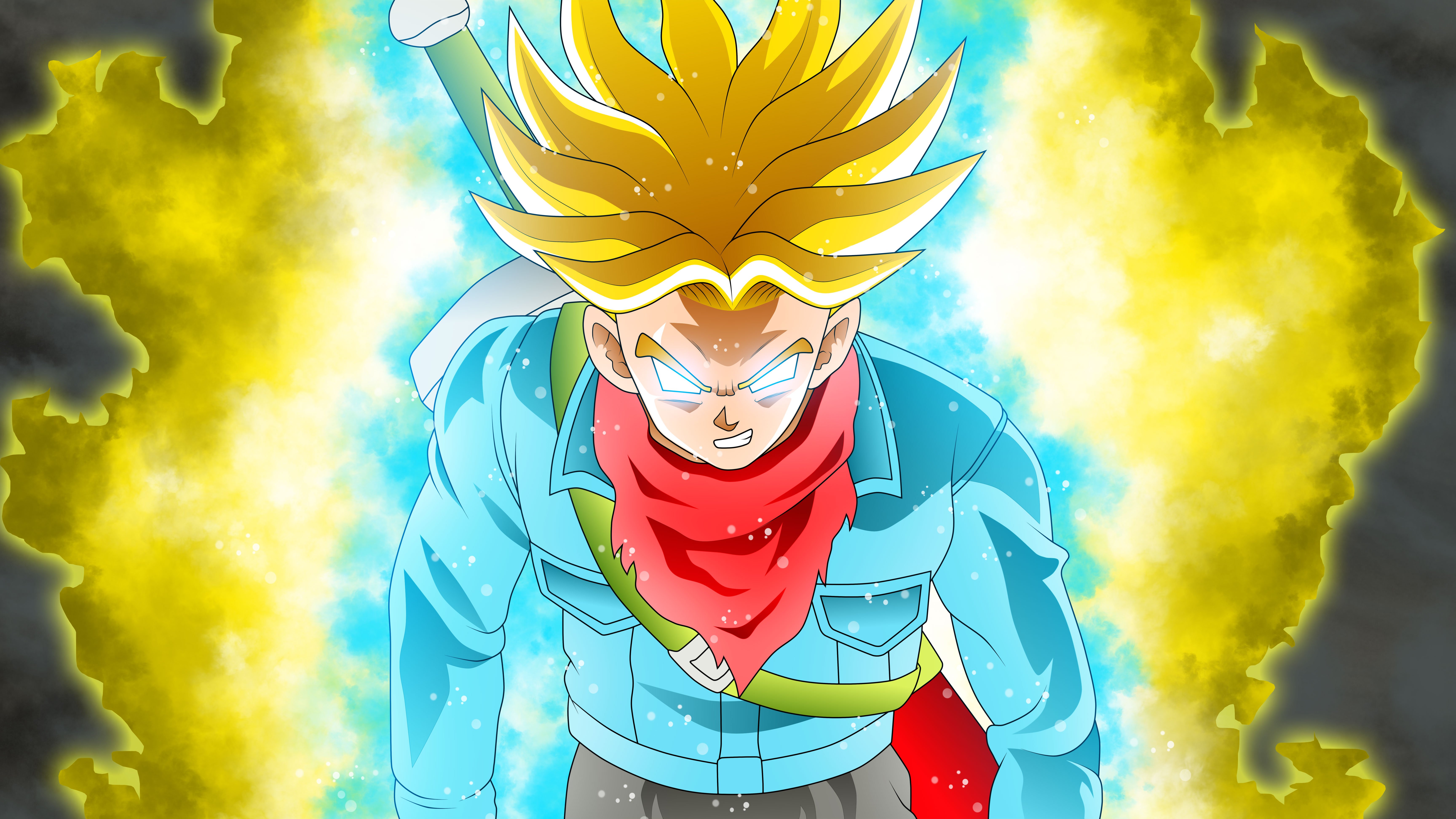 Super Saiyan And Trunks Art Dragon Ball Wallpapers