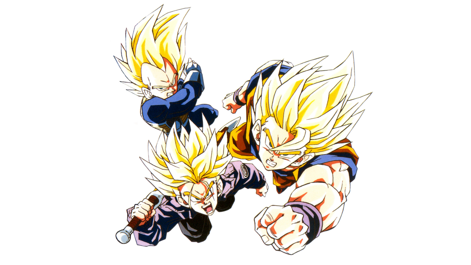 Super Saiyan And Trunks Art Dragon Ball Wallpapers