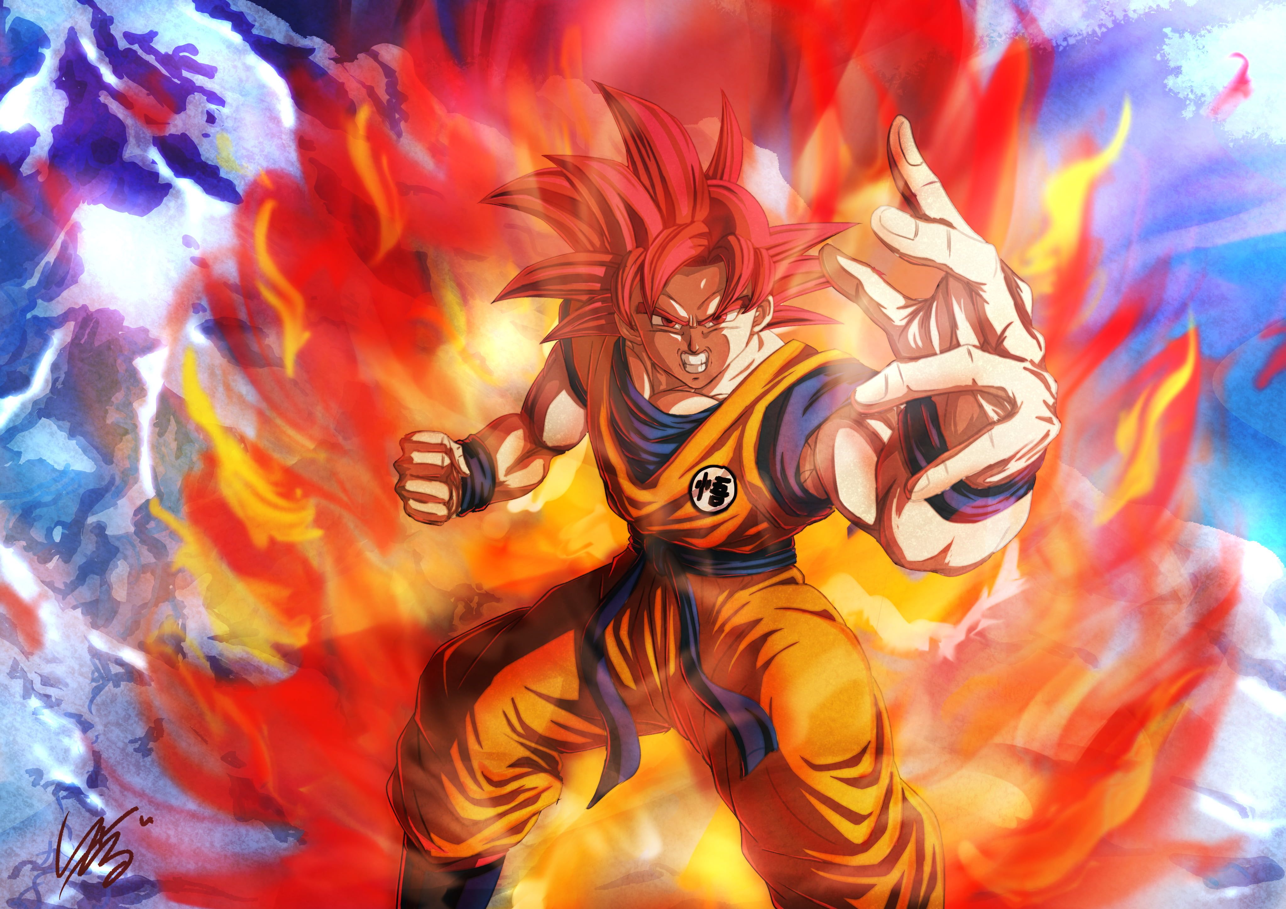 Super Saiyan God Dragon Ball Super Super Wallpapers