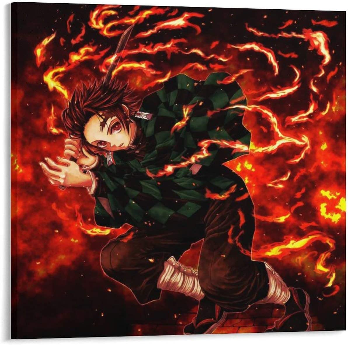 Tanjirou Kamado Demon Slayer Fire Art Wallpapers