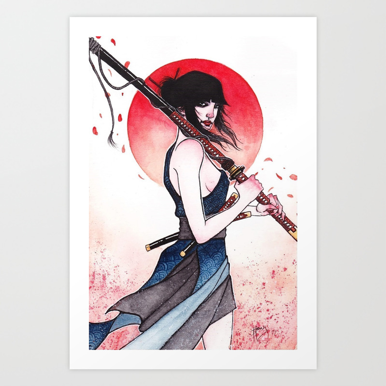 Tomoe Gozen Drawing Art Wallpapers