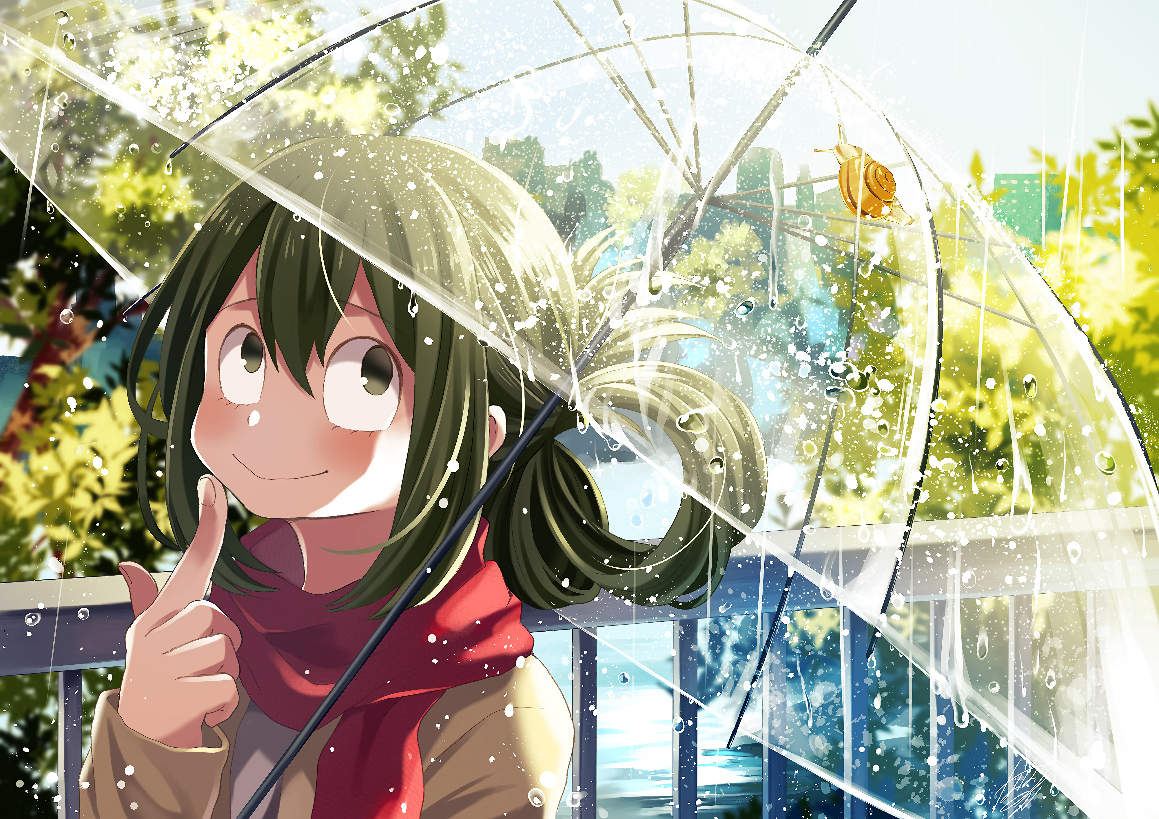 Tsuyu Asui Art Wallpapers