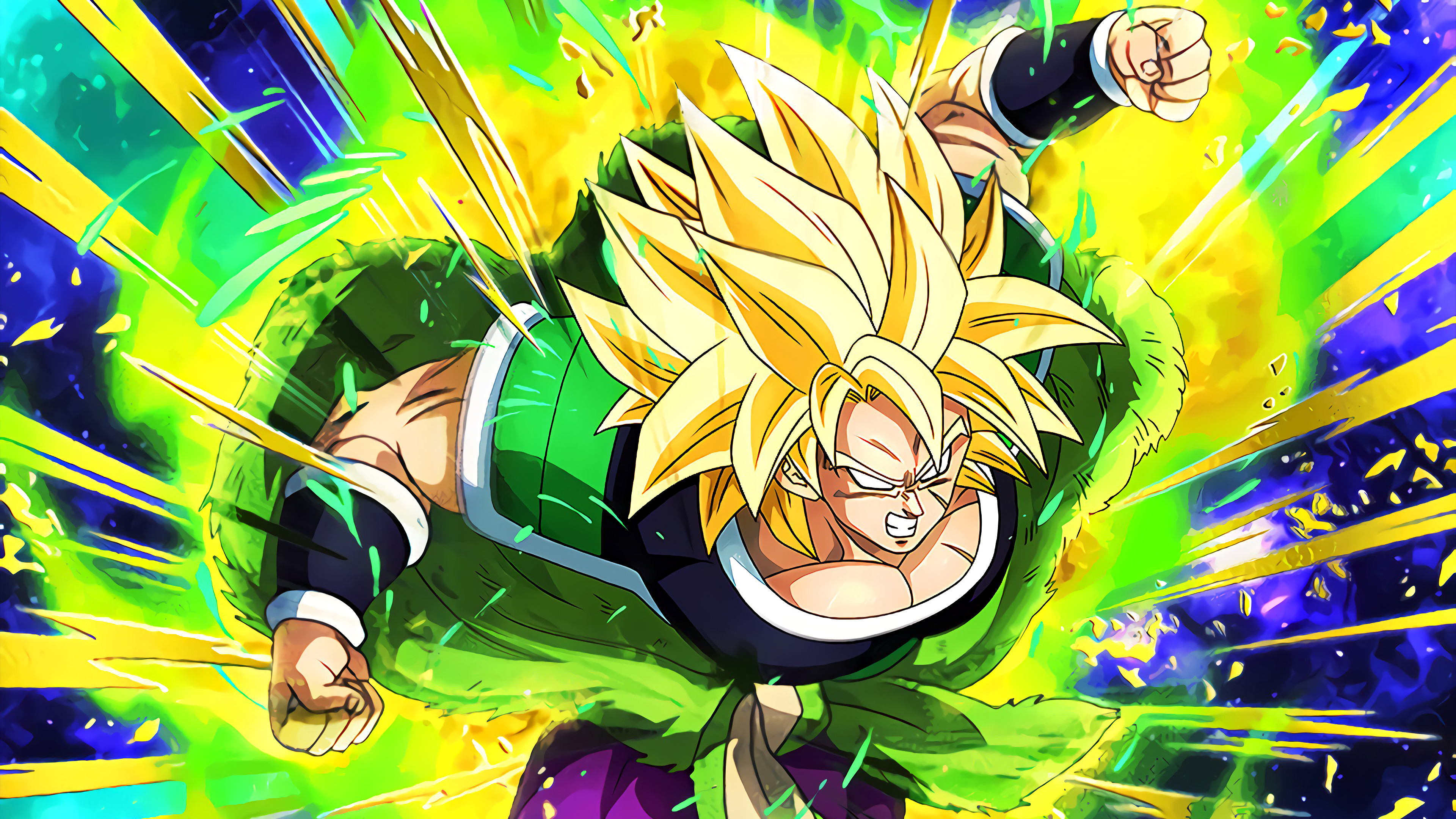 Unstoppable Broly 4K Wallpapers