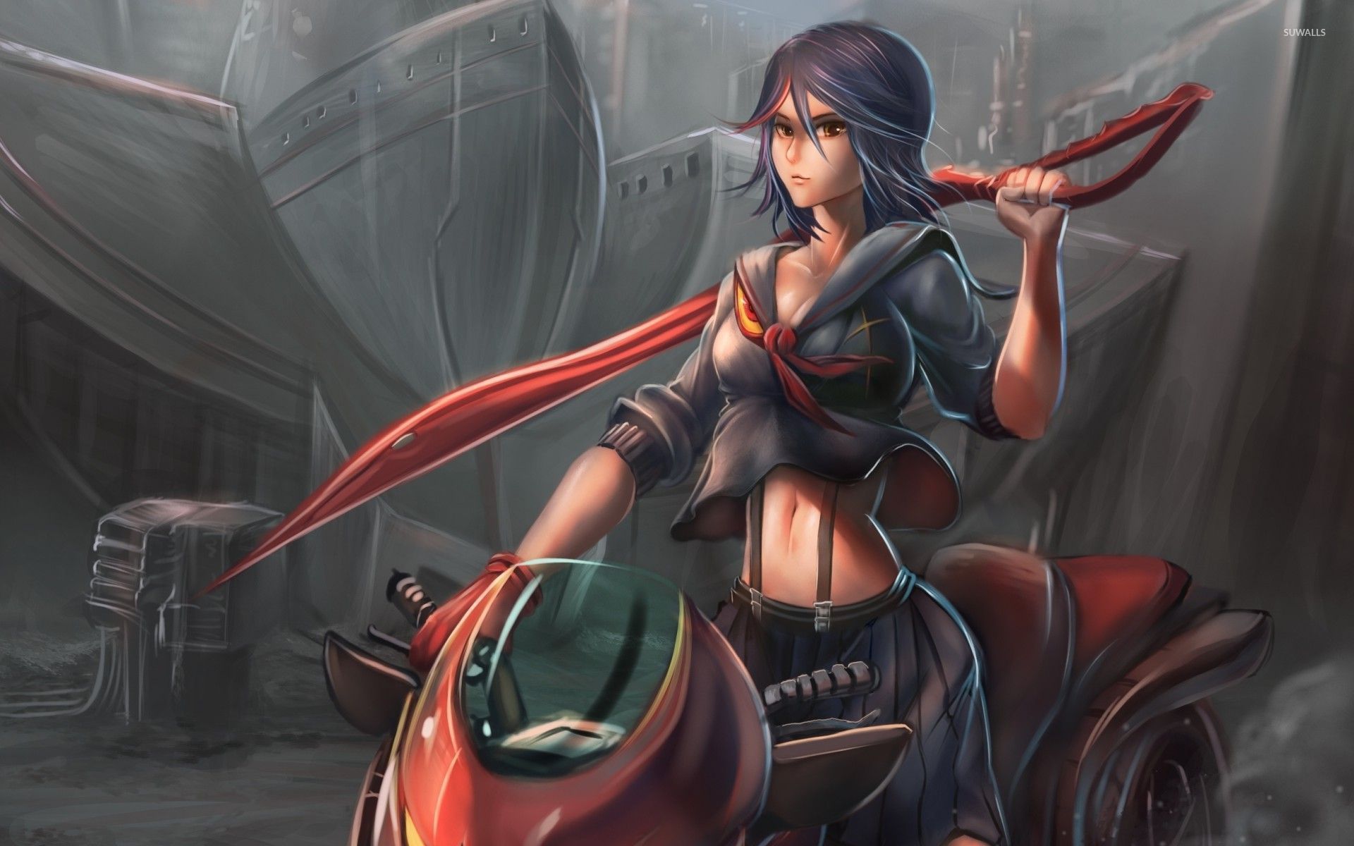 Warrior Anime Women Wallpapers