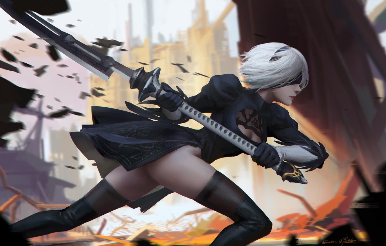 Yorha No 2 Type B Nier Wallpapers