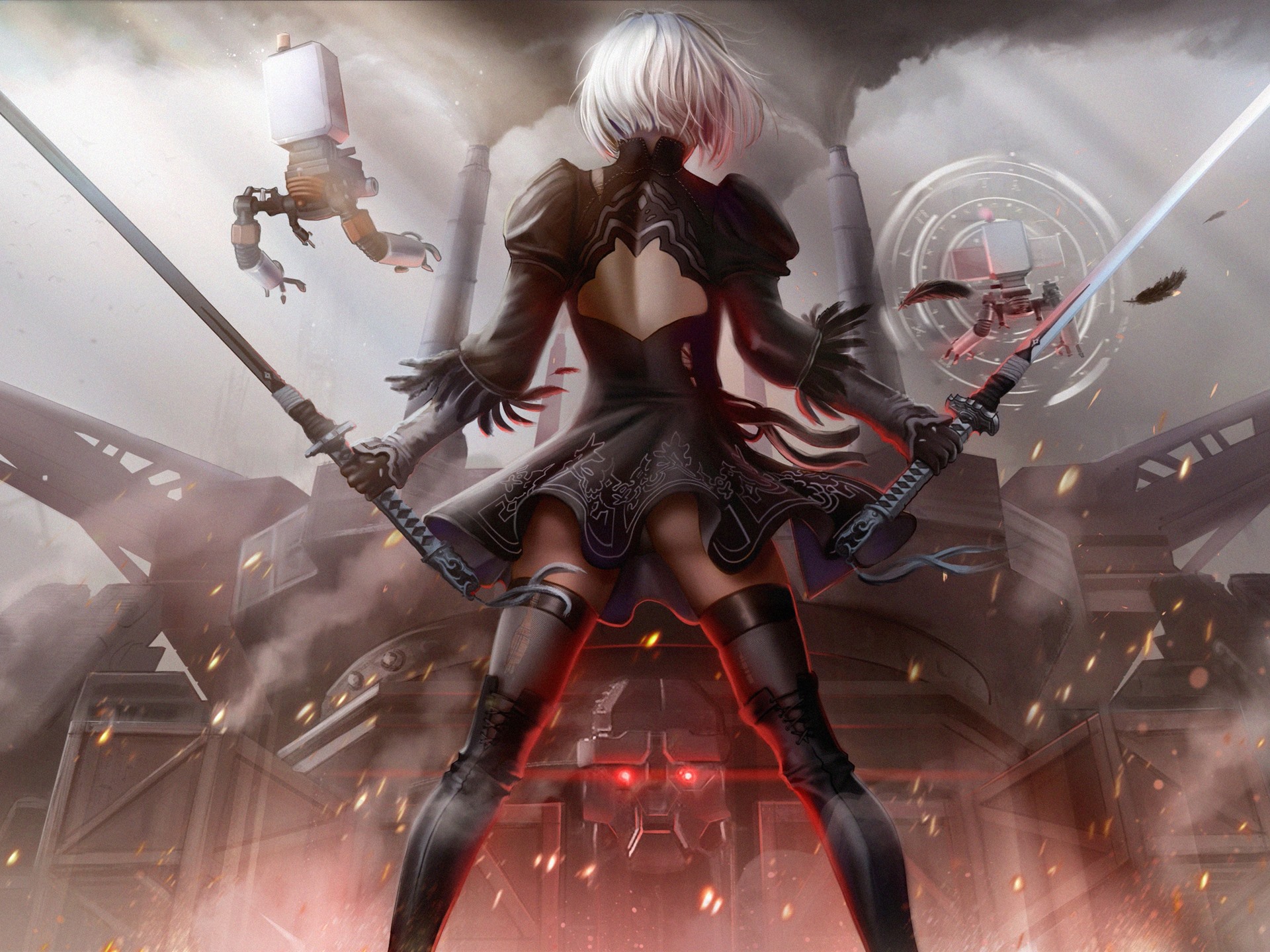 Yorha No 2 Type B Nier Wallpapers