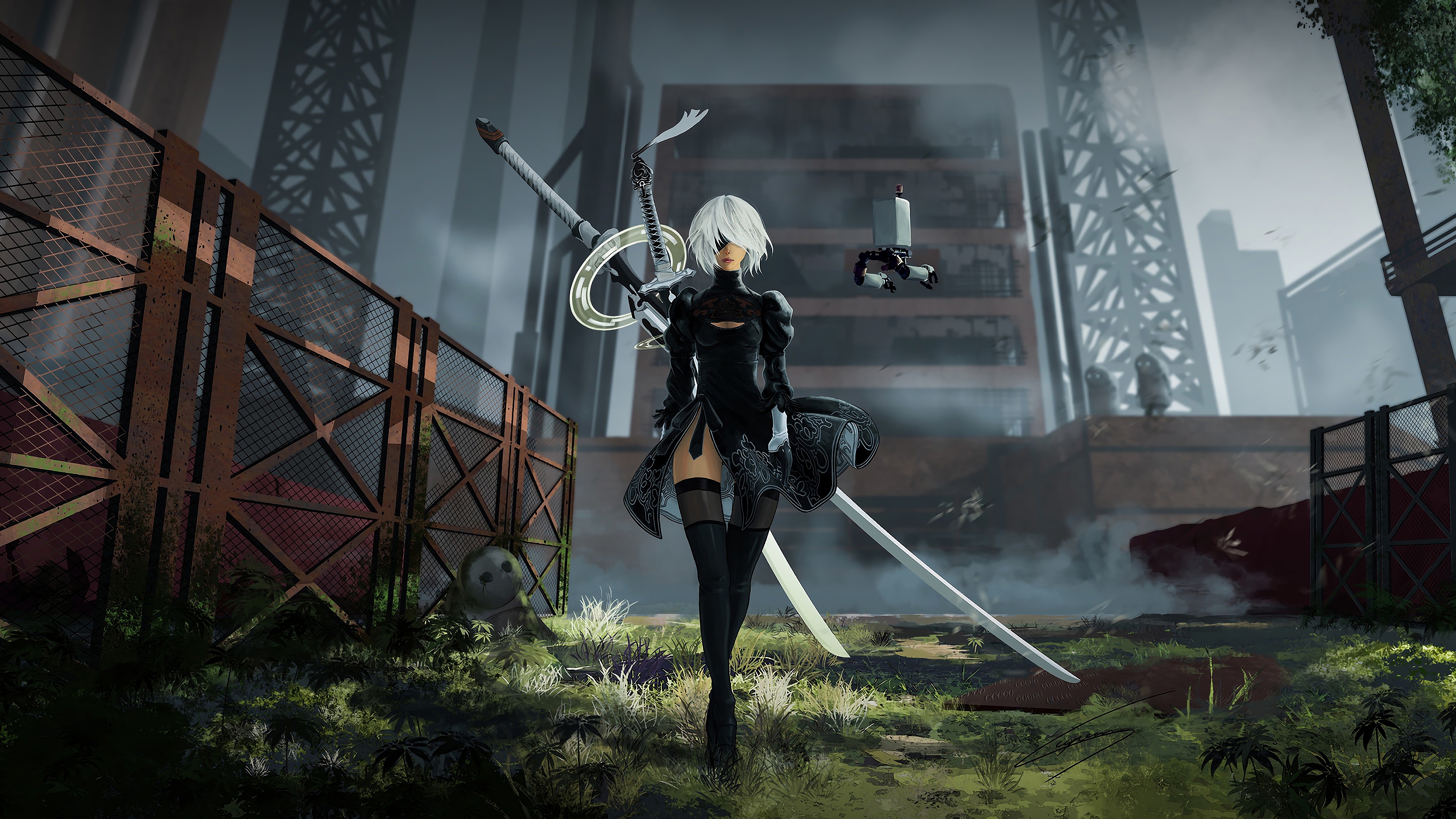 Yorha No 2 Type B Nier Wallpapers