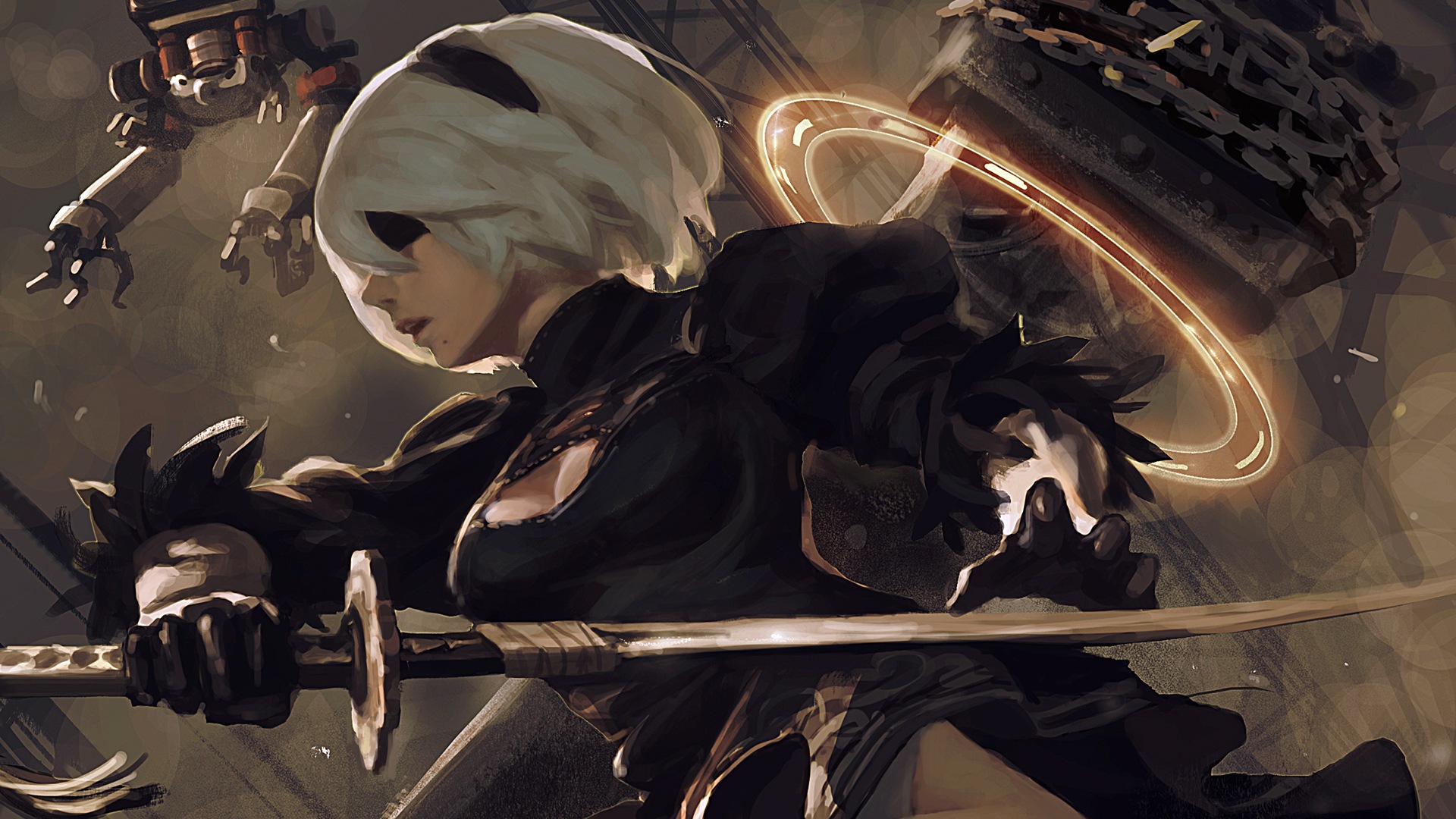 Yorha No.2 Type B Warrior Wallpapers