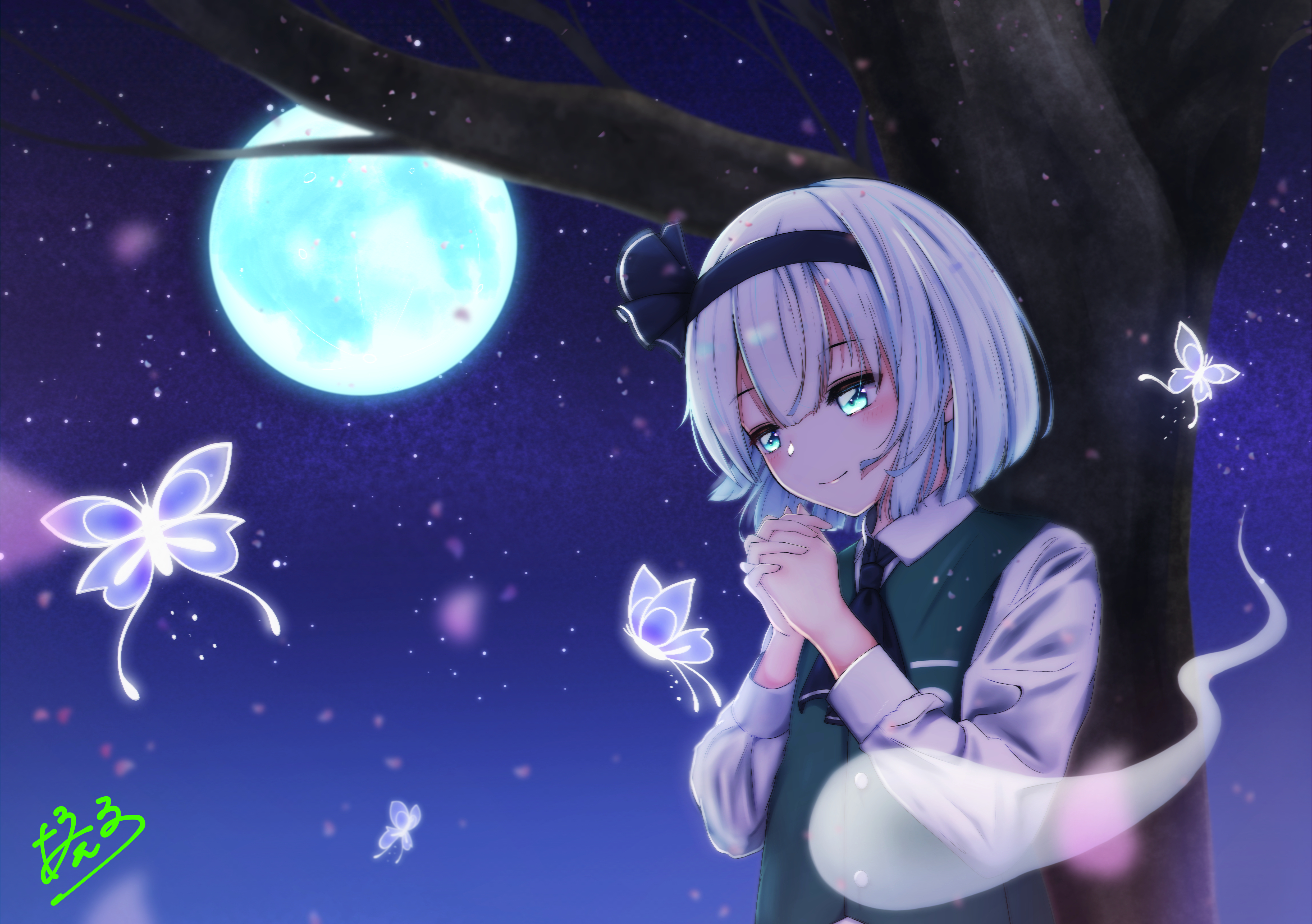 Youmu Konpaku 4K Art Wallpapers