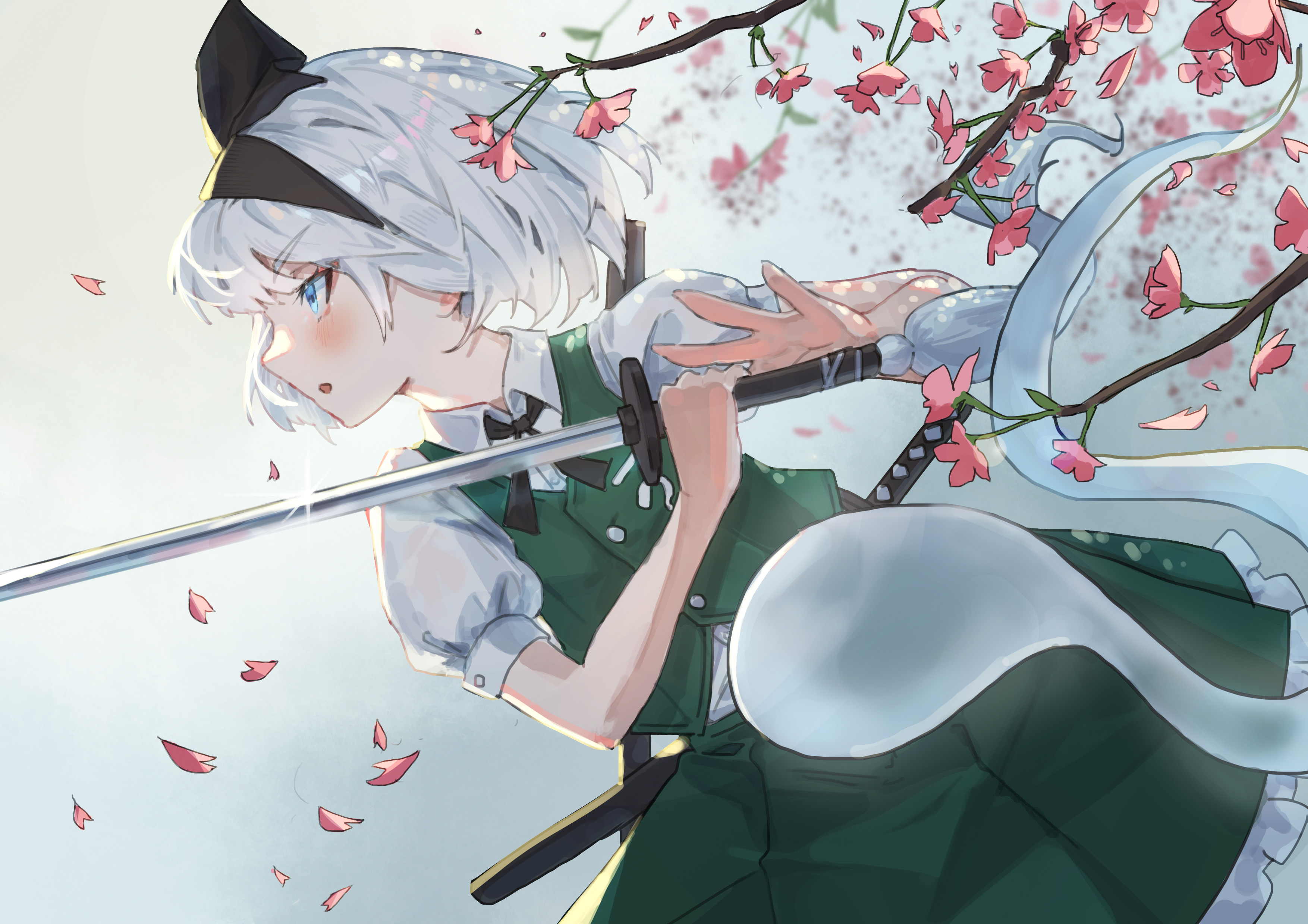 Youmu Konpaku Digital Art Wallpapers