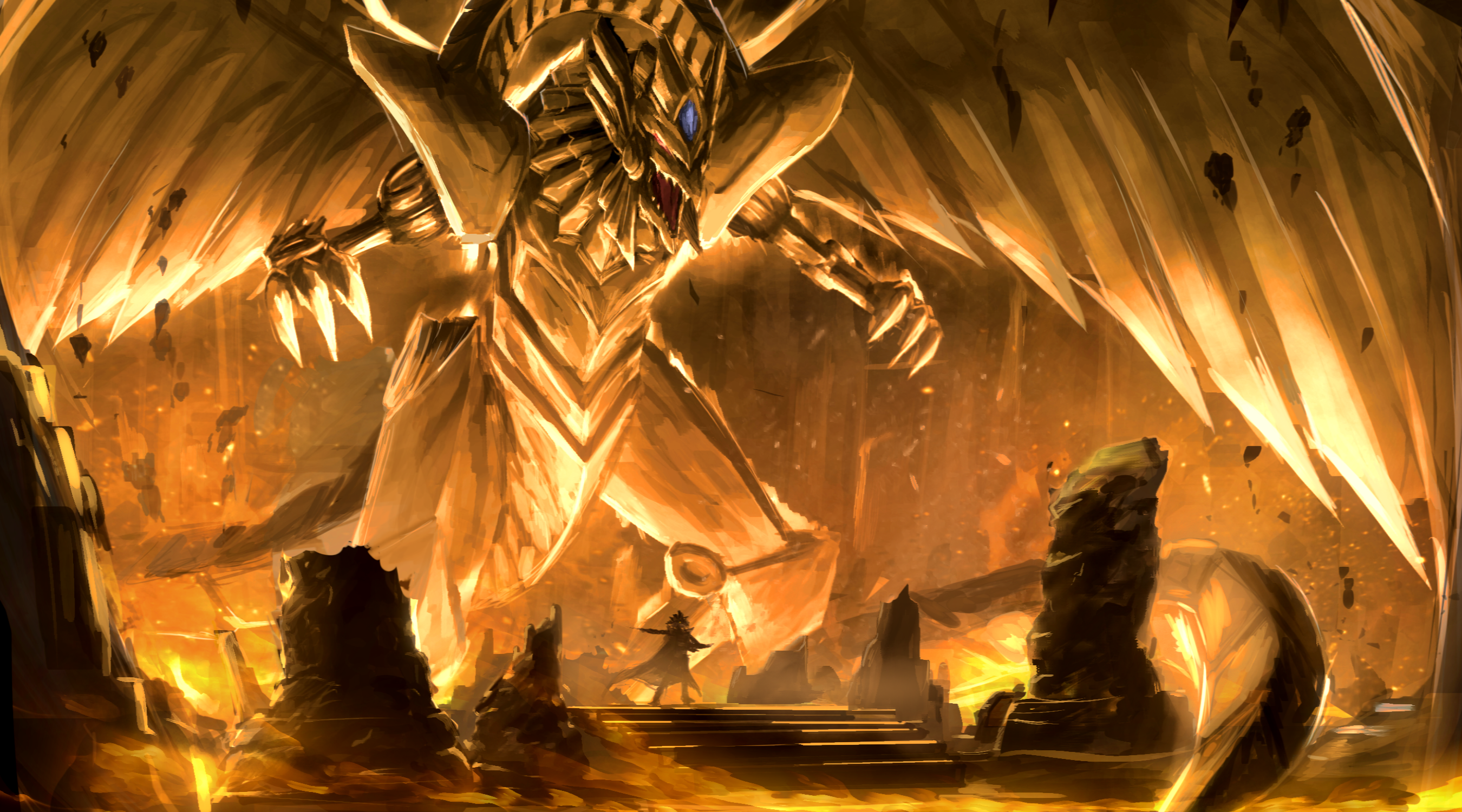 Yu Gi Oh Winged God Dragon Of Ra Wallpapers