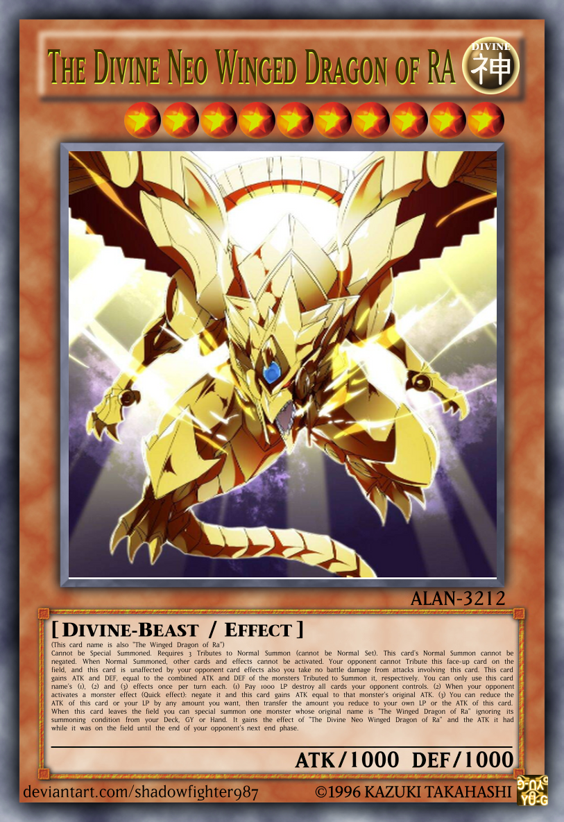 Yu Gi Oh Winged God Dragon Of Ra Wallpapers