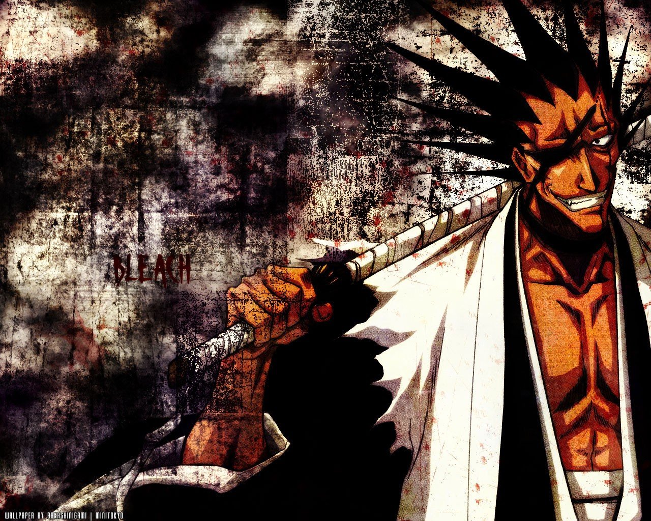 Zaraki Kenpachi Bleach Anime Wallpapers