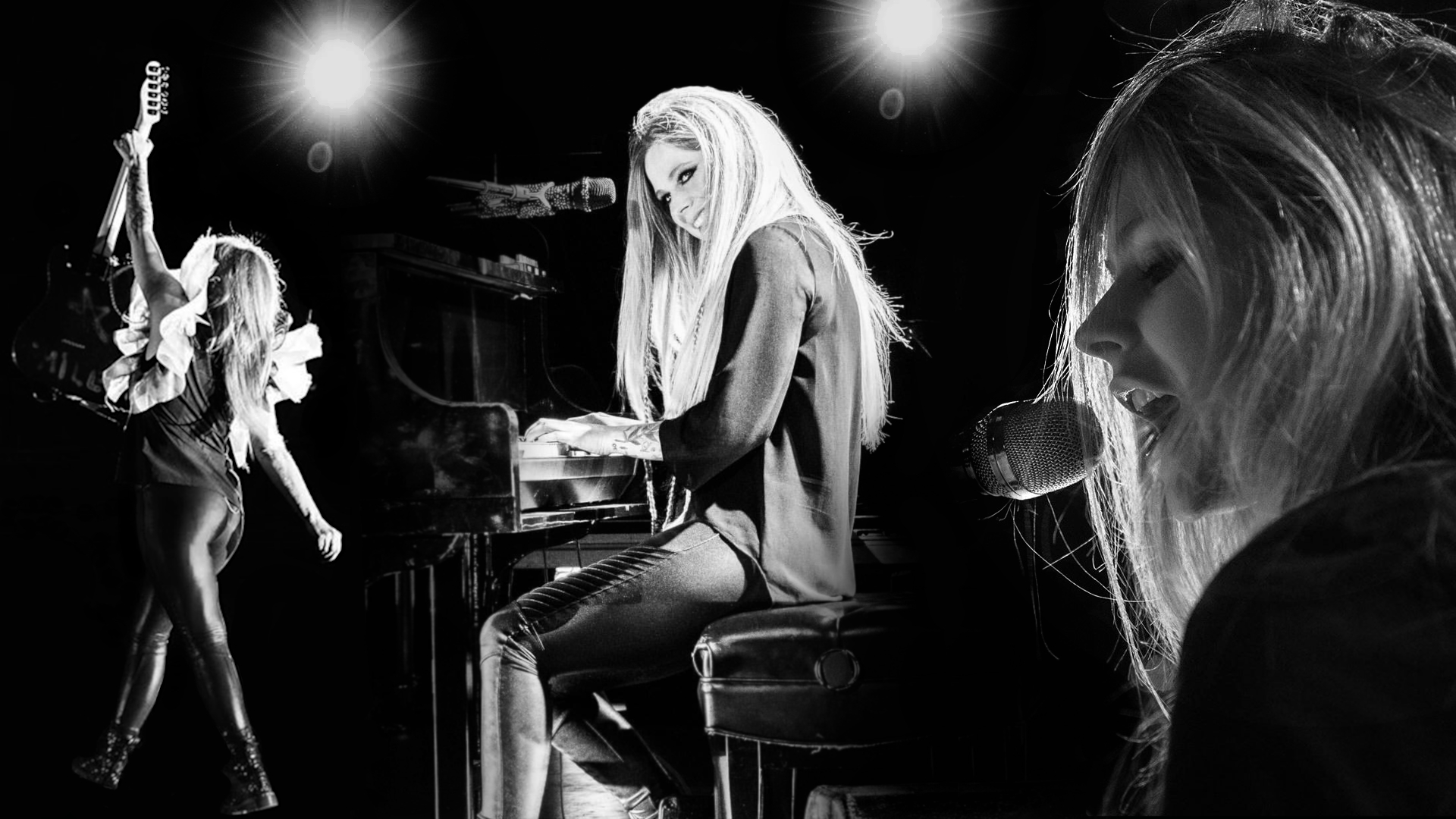 Avril Lavigne On Stage Wallpapers