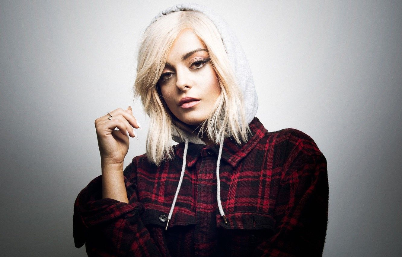 Bebe Rexha New Monochrome Wallpapers