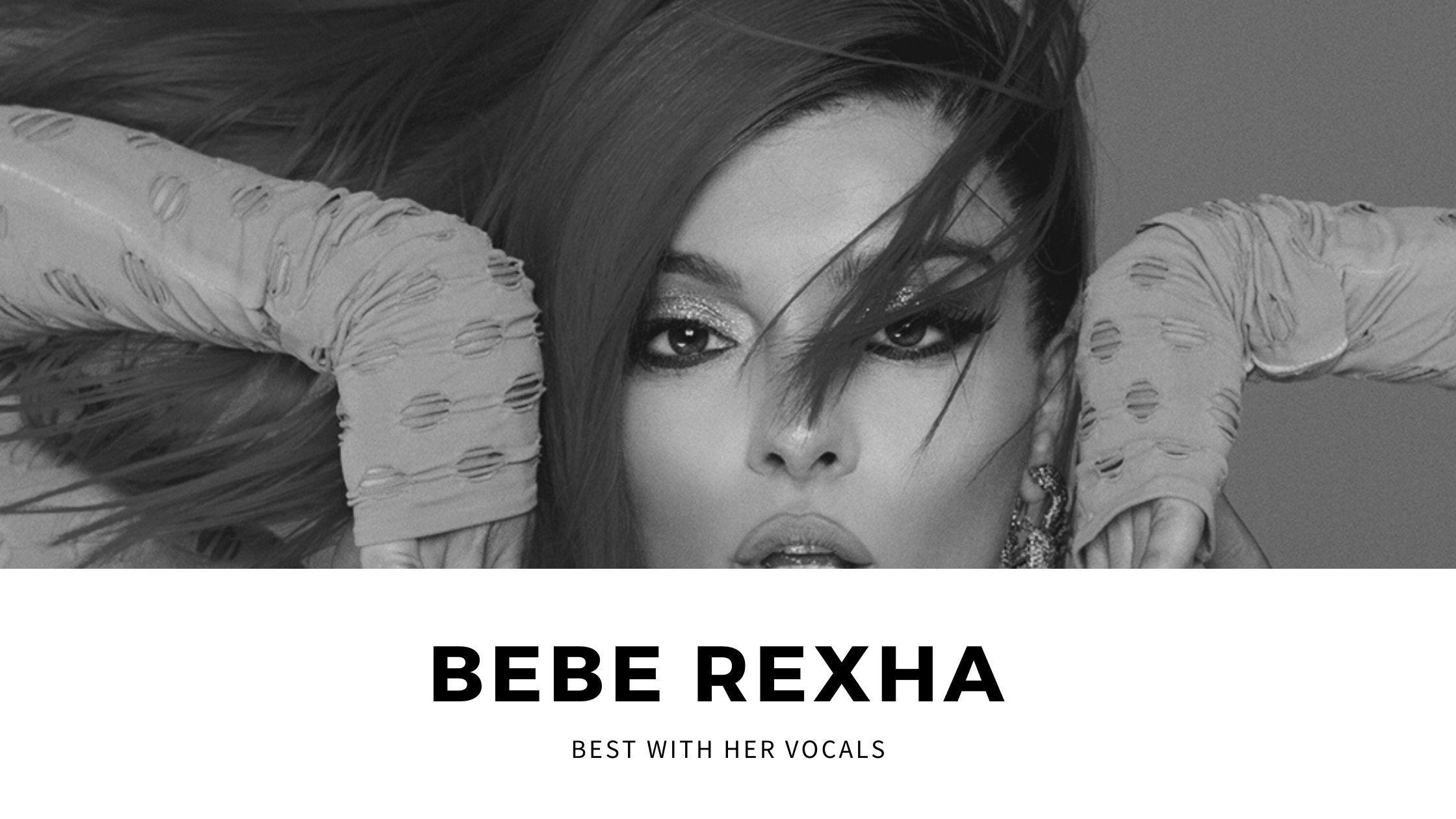 Bebe Rexha New Monochrome Wallpapers