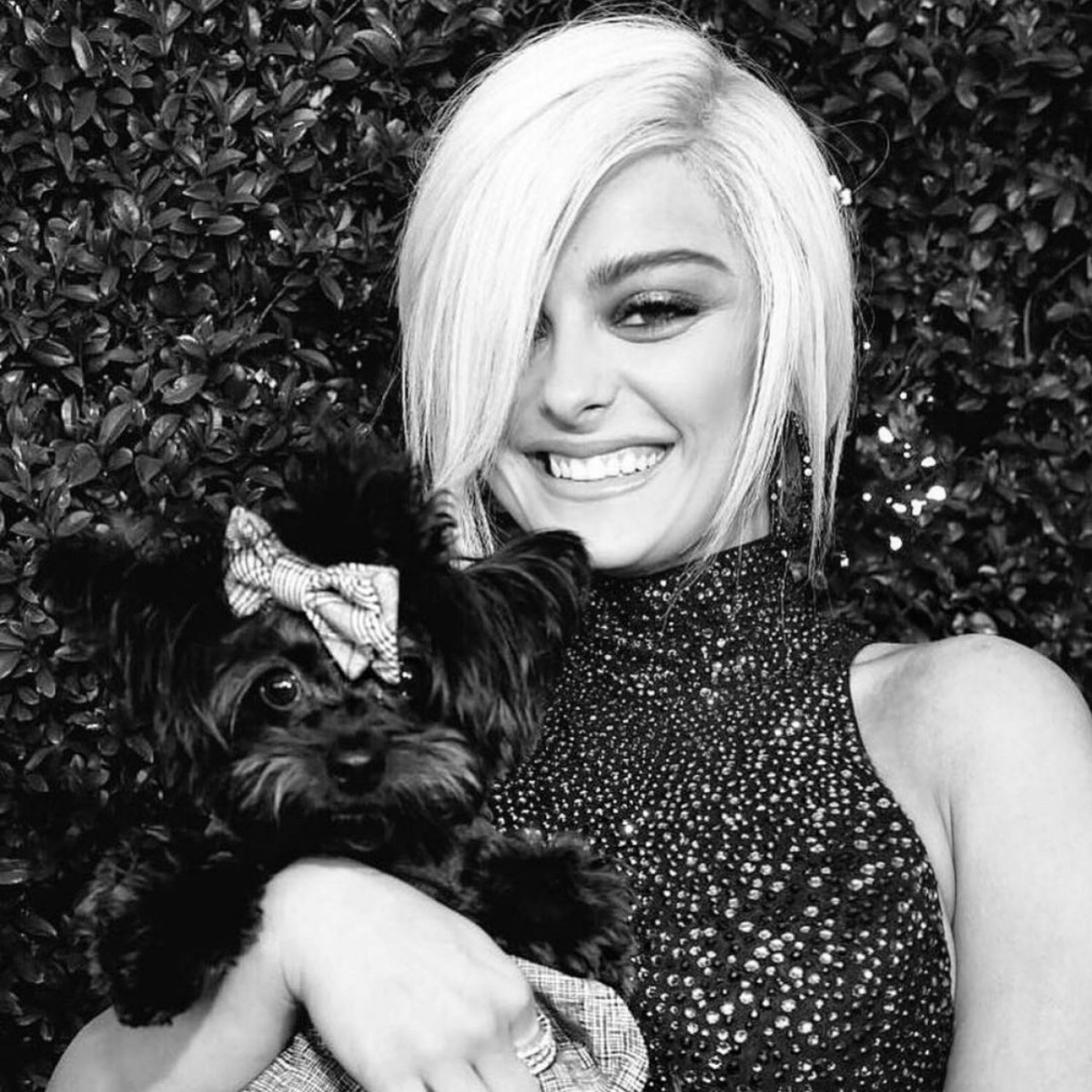 Bebe Rexha New Monochrome Wallpapers