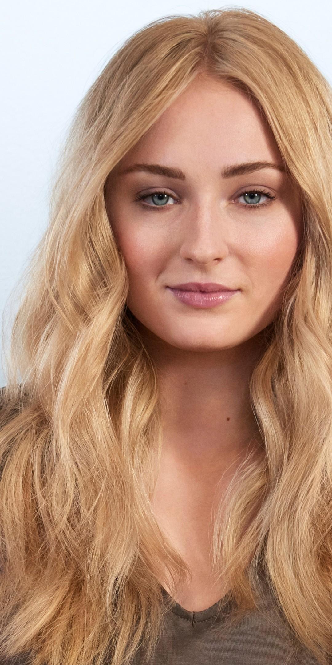 Blonde Sophie Turner Blue Eyes Wallpapers