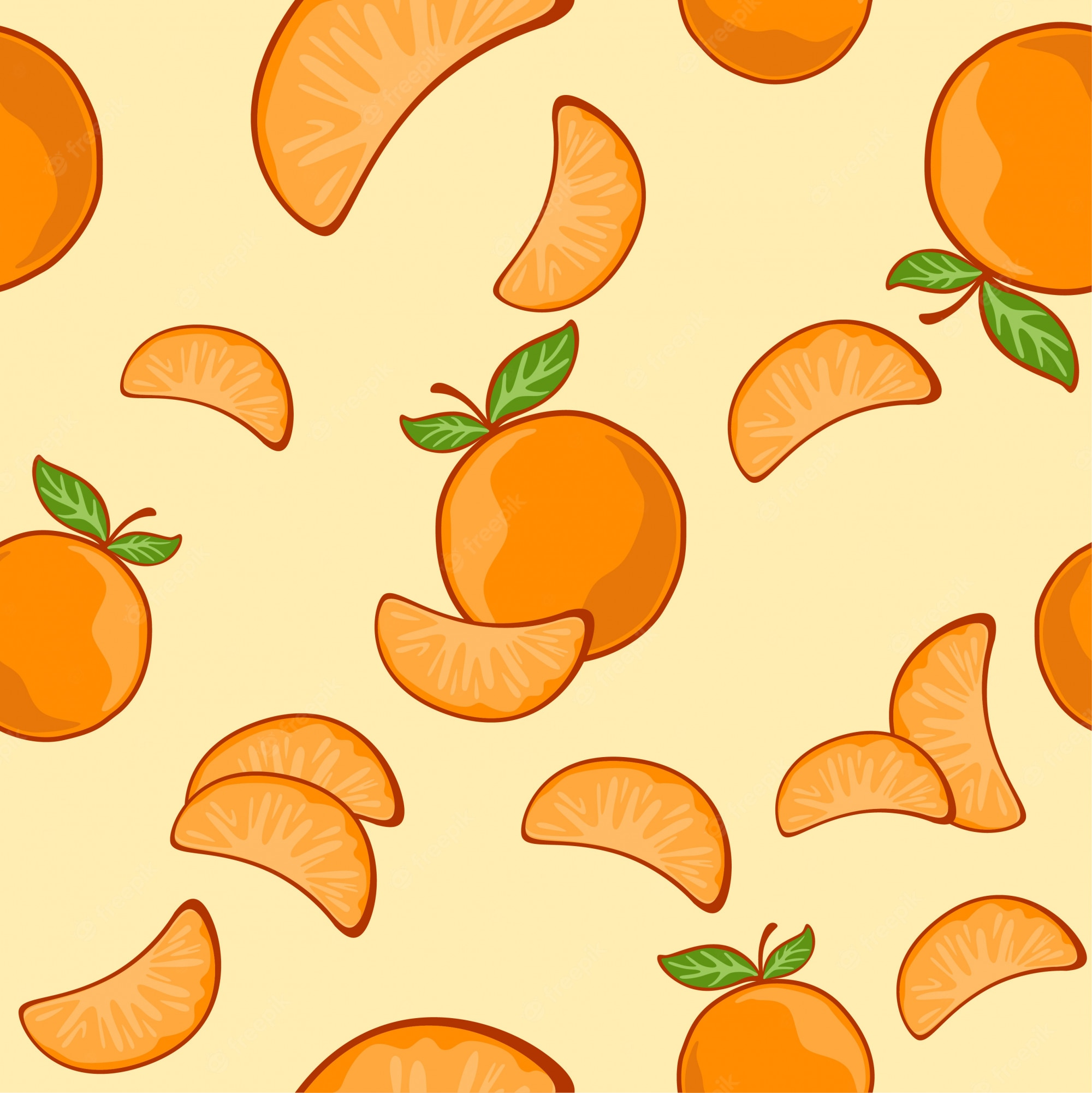 Cute Model in Orange Wallpapers