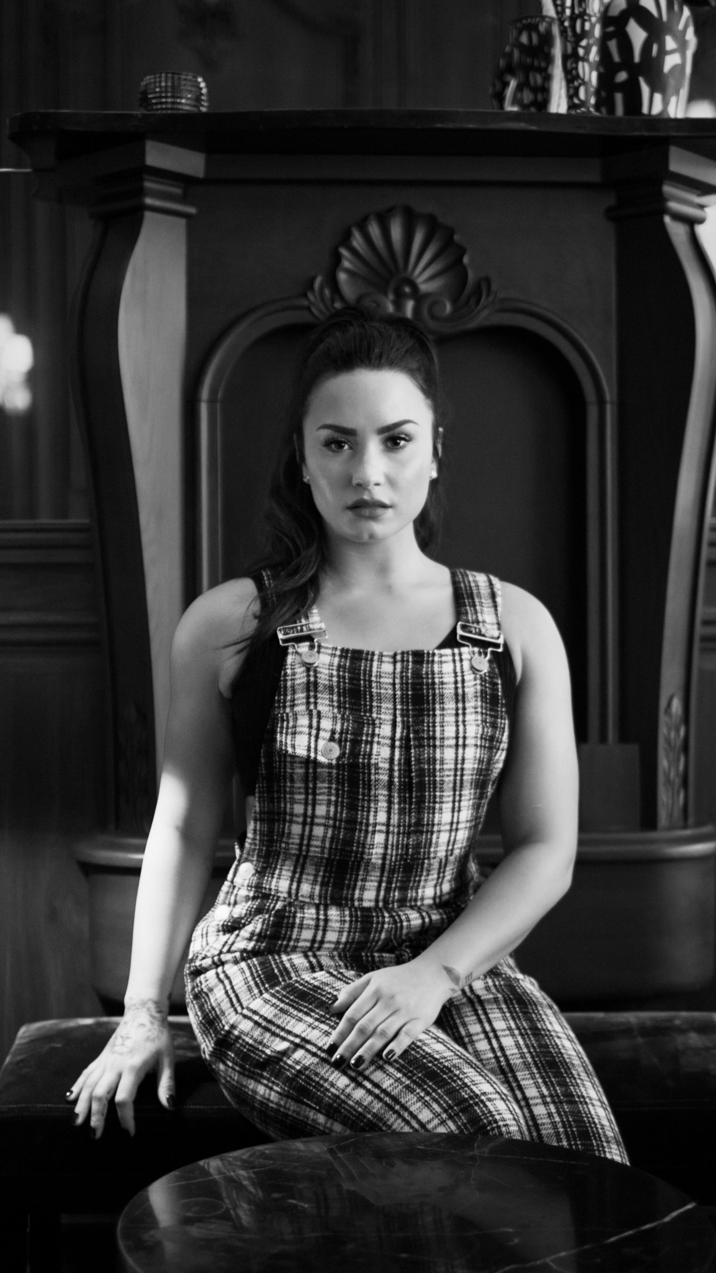 Demi Lovato 2018 Monochrome Wallpapers