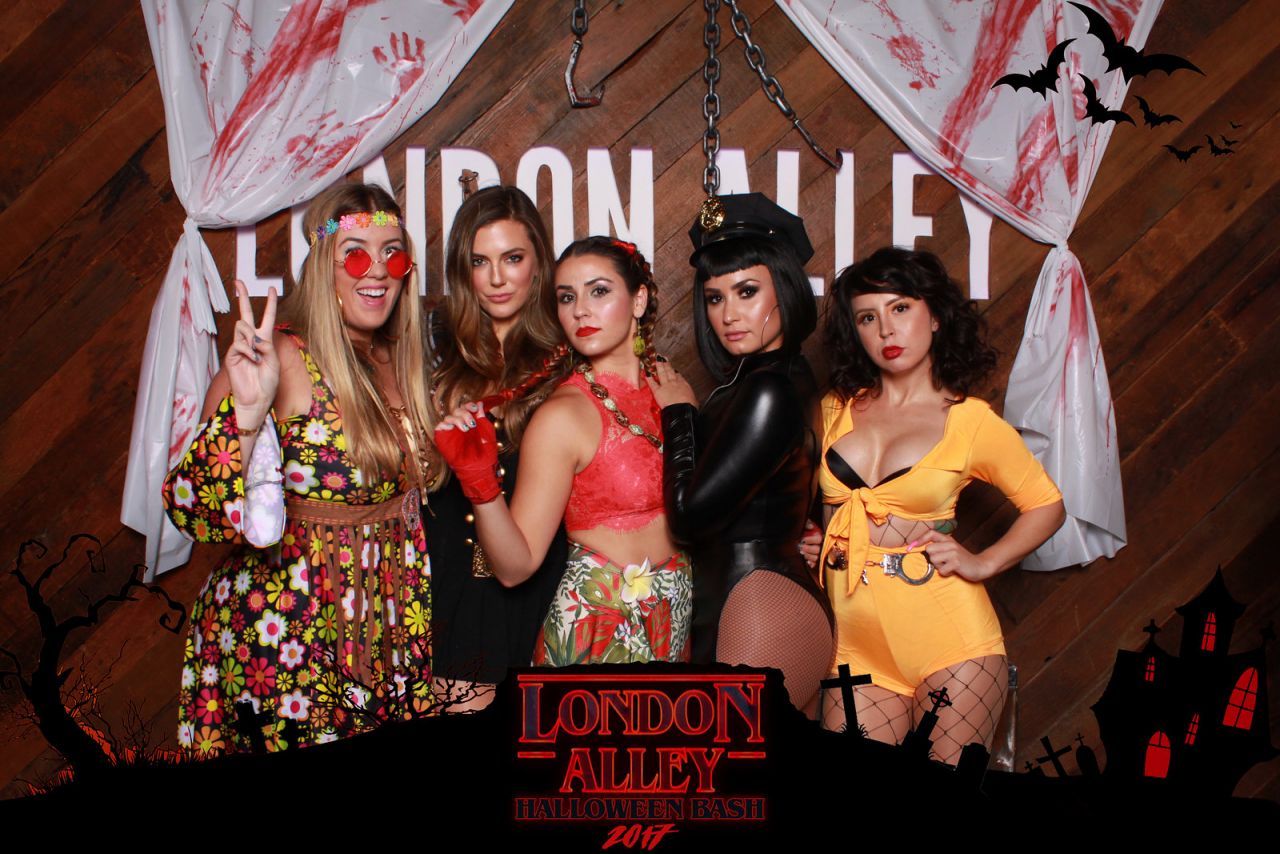 Demi Lovato at the London Alley Halloween Bash 2017 Wallpapers