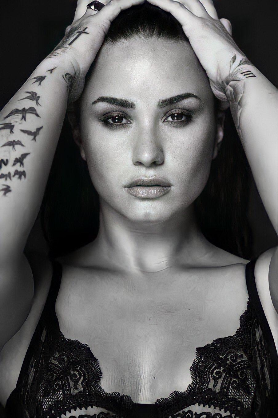 Demi Lovato Tell Me You Love Me Song Monochrome Shoot Wallpapers