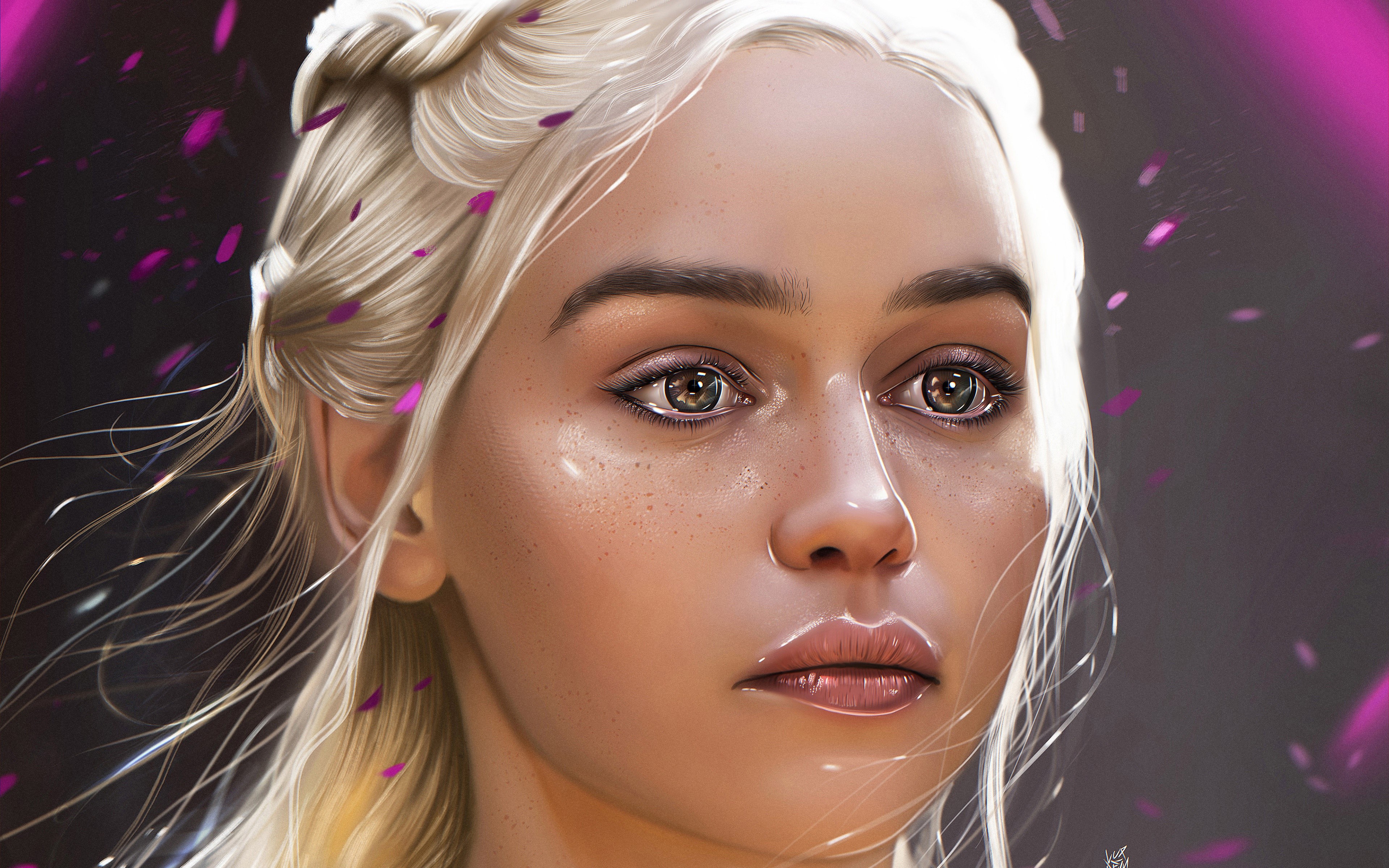 Emilia Clarke Beautiful Eyes Wallpapers