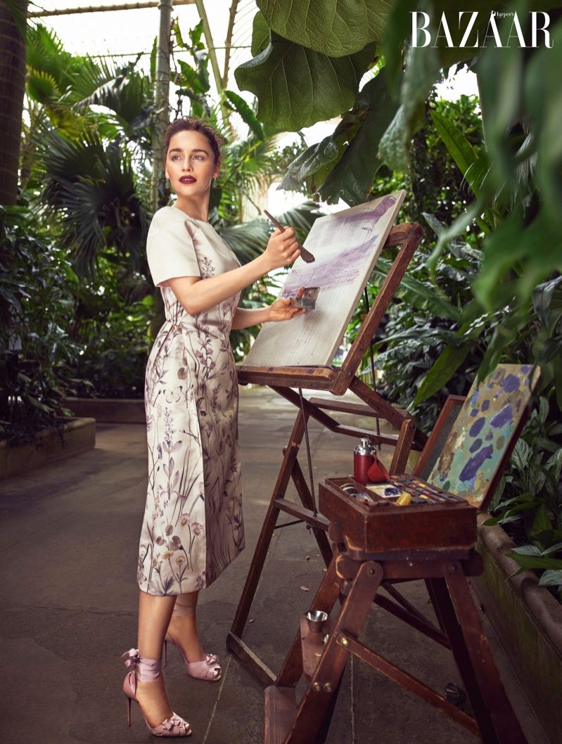 Emilia Clarke Harper Bazaar Wallpapers