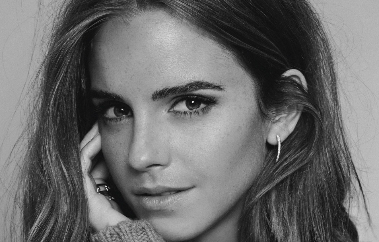 Emma Watson Monochrome 2017 Wallpapers